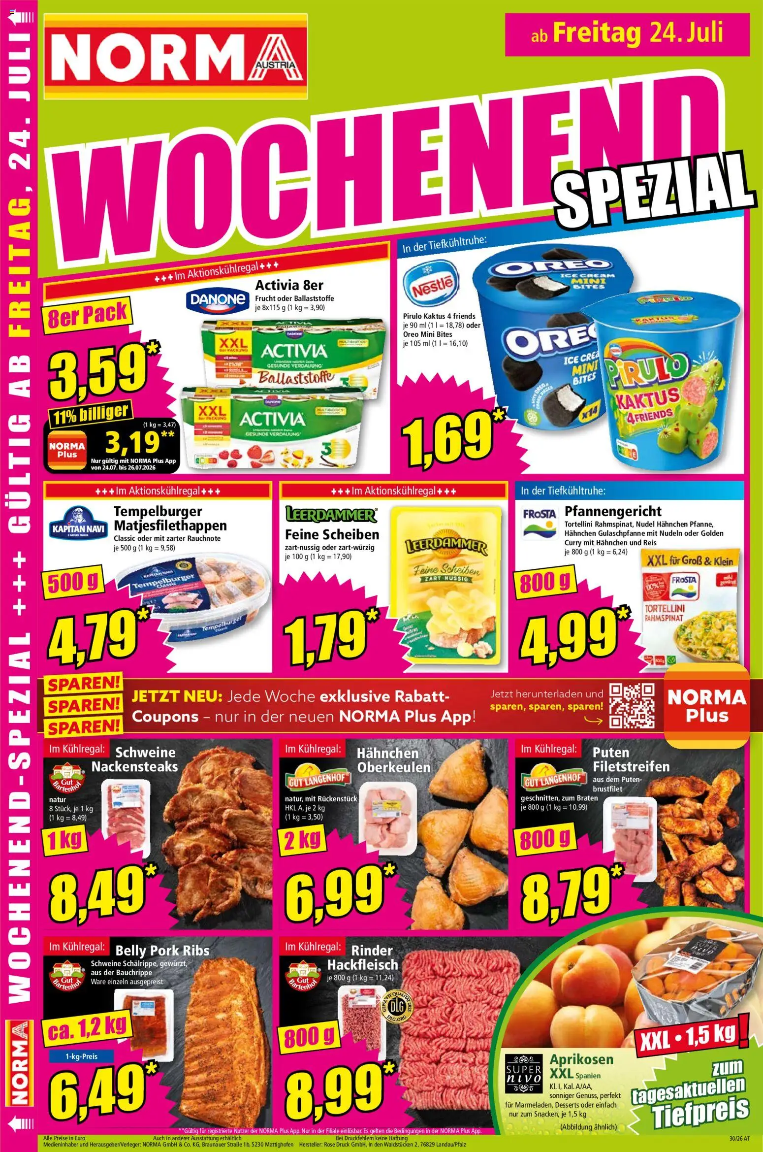 Norma Flugblatt gültig ab 20.07.2026 | Seite: 17 | Produkte: Reis, Nudeln