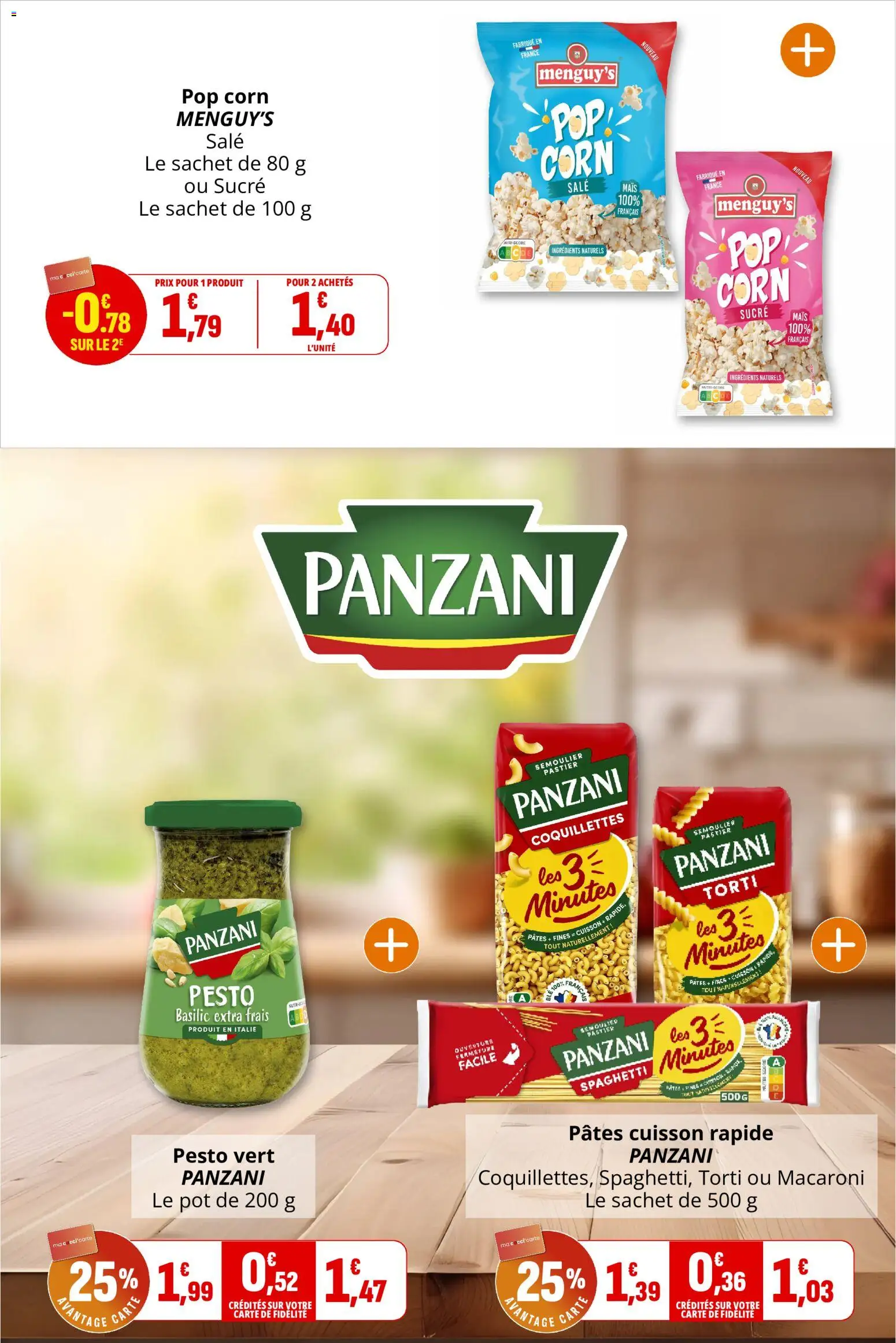 {H1} | Page: 18 | Produits: Macaroni, Sucre, Mais, Coquillettes