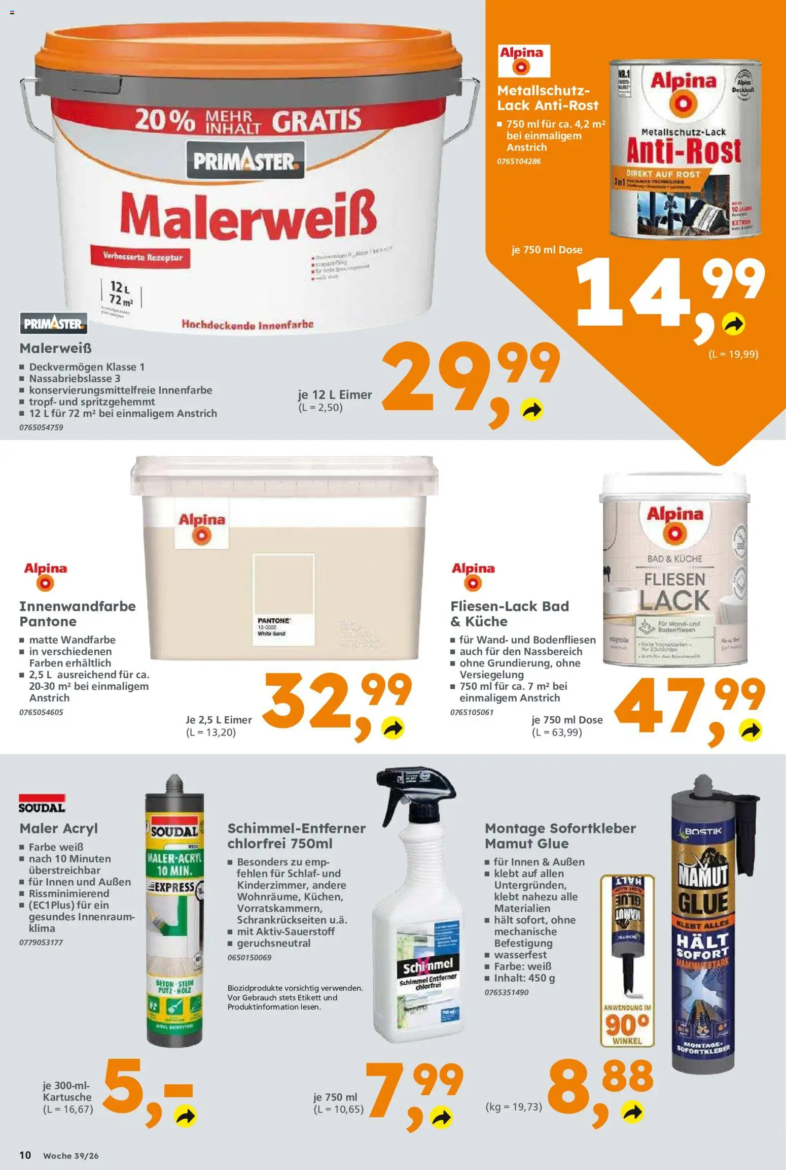 Globus Baumarkt Prospekt – gültig ab 20.09.2026 | Seite: 10