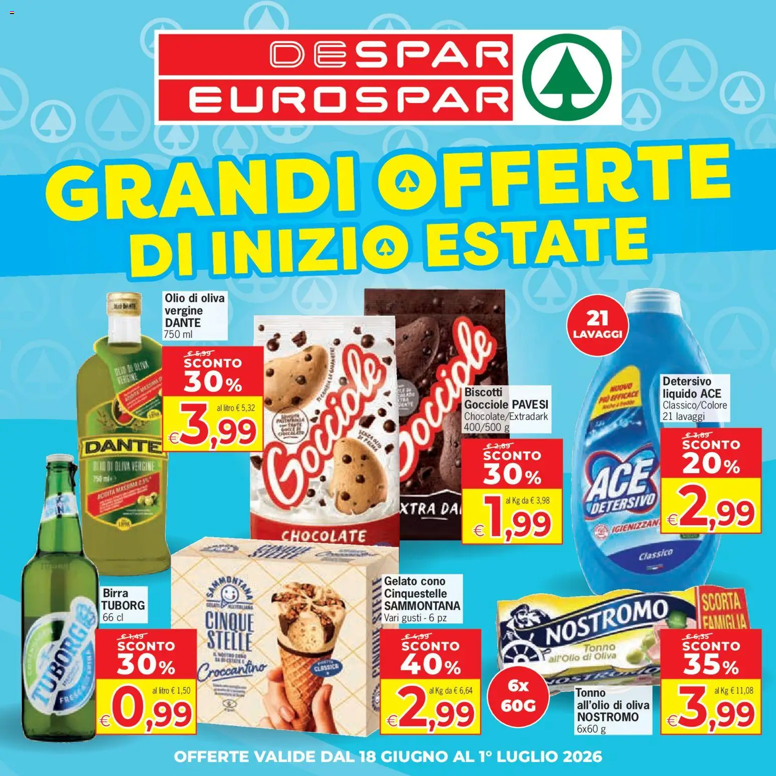 Volantino Eurospar del 18/06/2026 | Pagina: 1