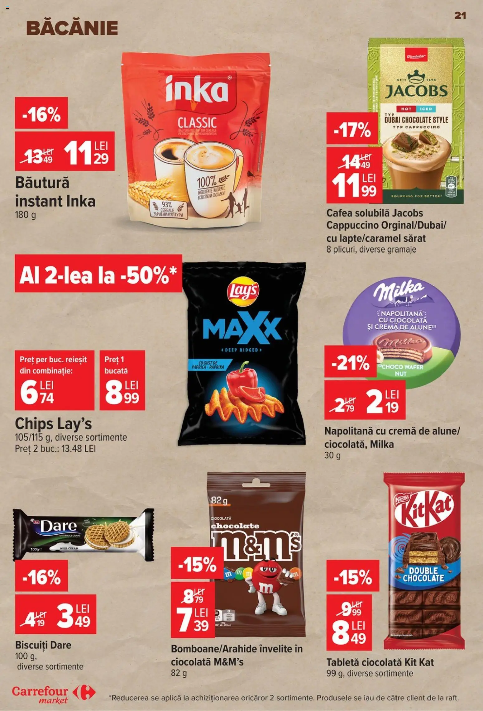 Noul catalog Carrefour – valabil de la 08.07.2026 | Pagină: 22 | Produse: Delgeç, Cremă, Ciocolată, Cereale