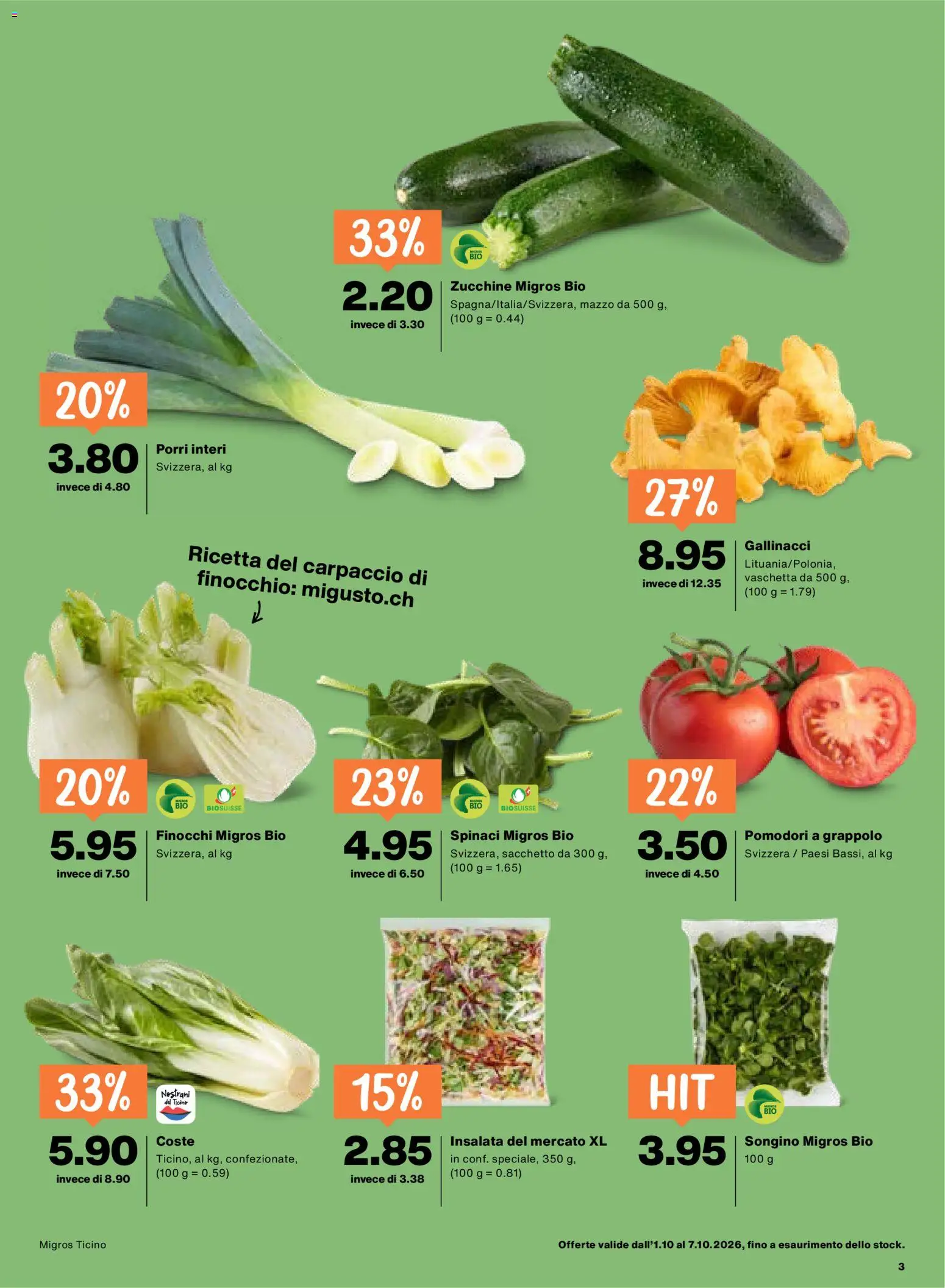 Migros aktionen IT – gültig ab 01.10.2026 | Seite: 3