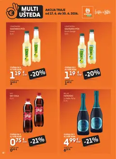 Studenac Multi Ušteda - Pregled kataloga iz trgovine Studenac, vrijedi od 17.06.2026 | Stranica: 17 | Proizvodi: Sky Cola, Limun