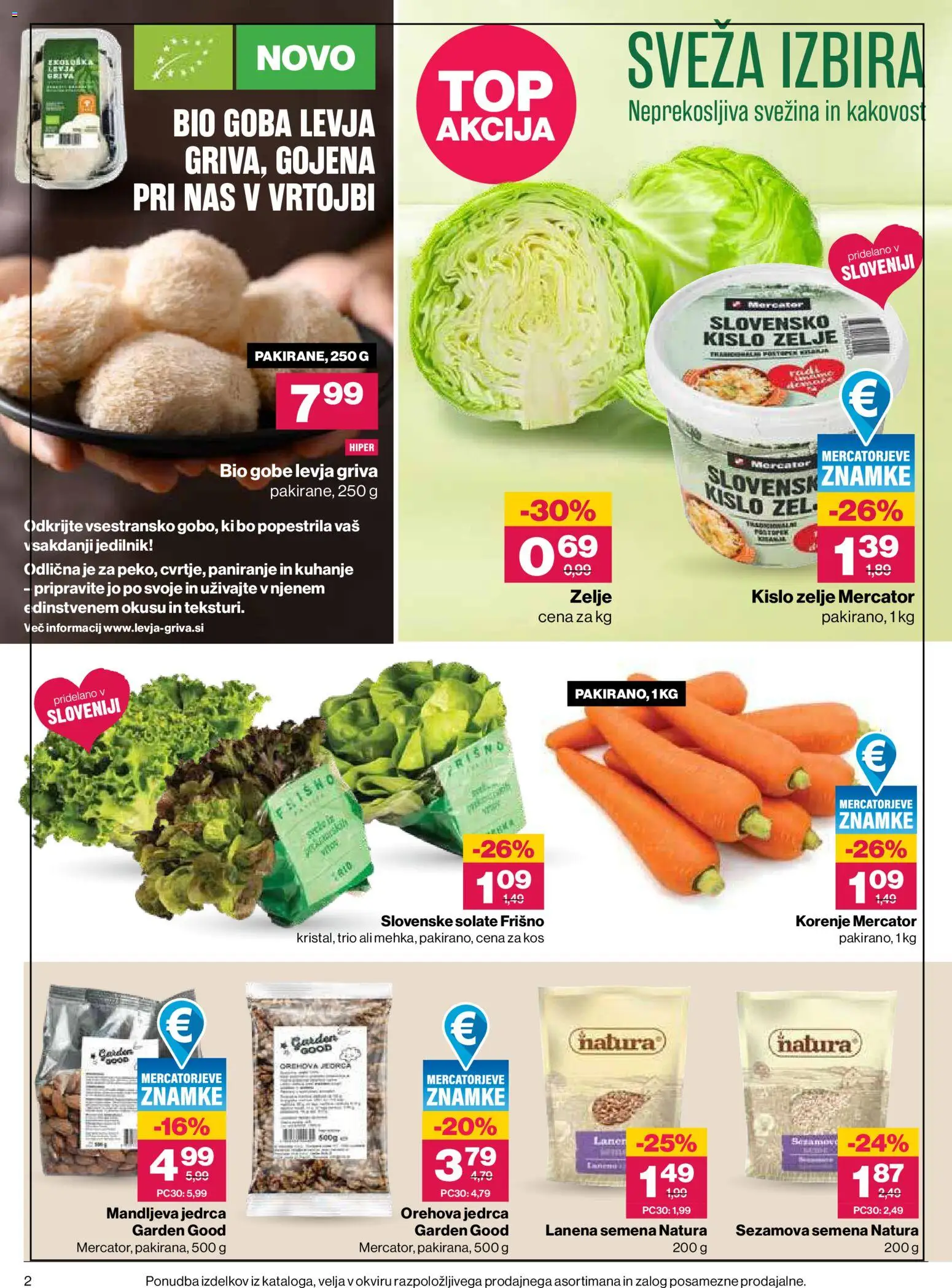 Novi Mercator katalog ponudbe – veljaven od 15.10.2026 | Stran: 2