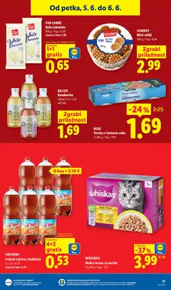Lidl katalog akcije – veljaven od 04.06.2026 | Stran: 45 | Izdelki: Tuna, Ledeni čaj, Cokolada, Caj
