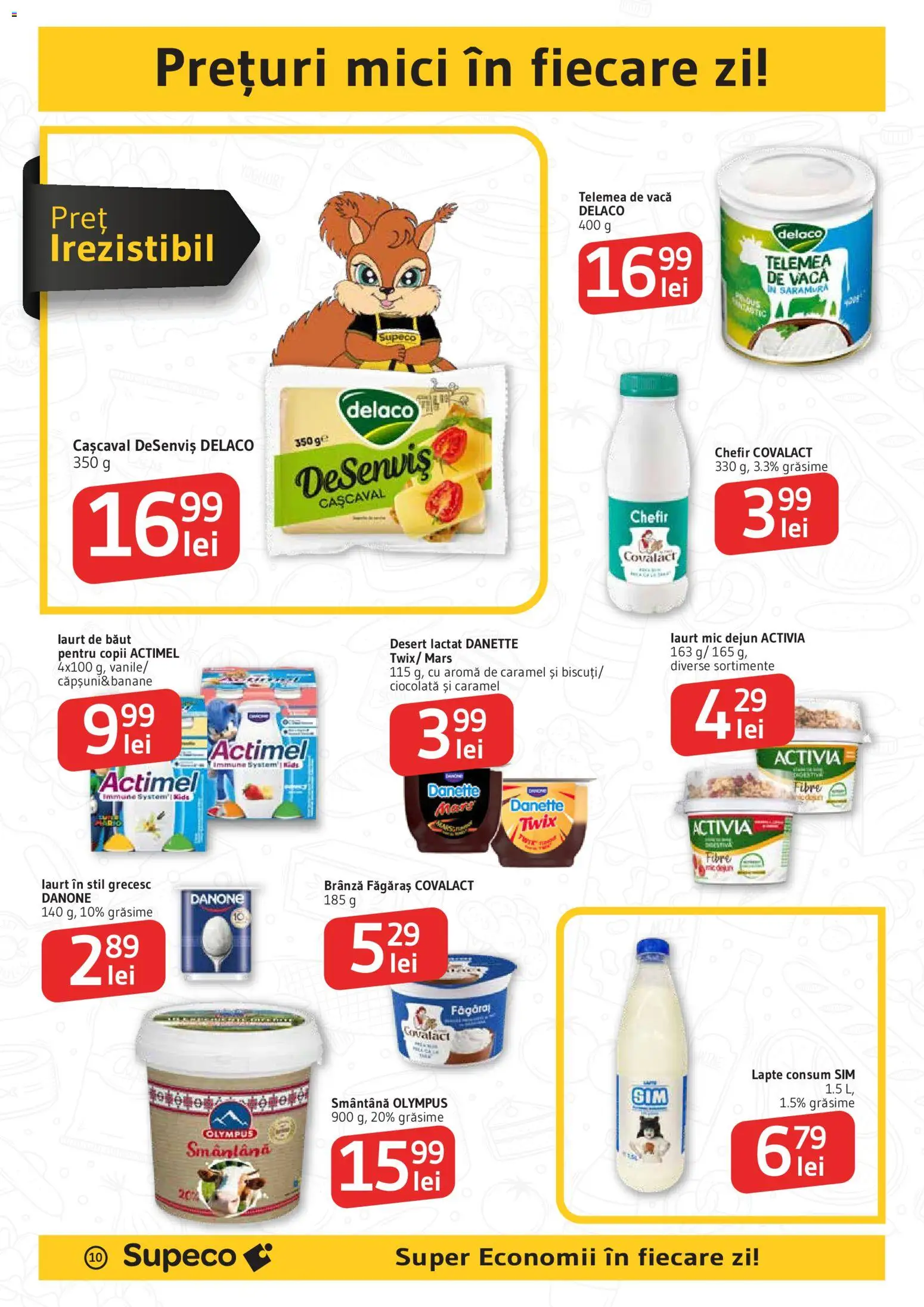 Noul catalog Supeco – valabil de la 11.06.2026 | Pagină: 10 | Produse: Light Kedi Konservesi, Cașcaval, Lapte, Ciocolată