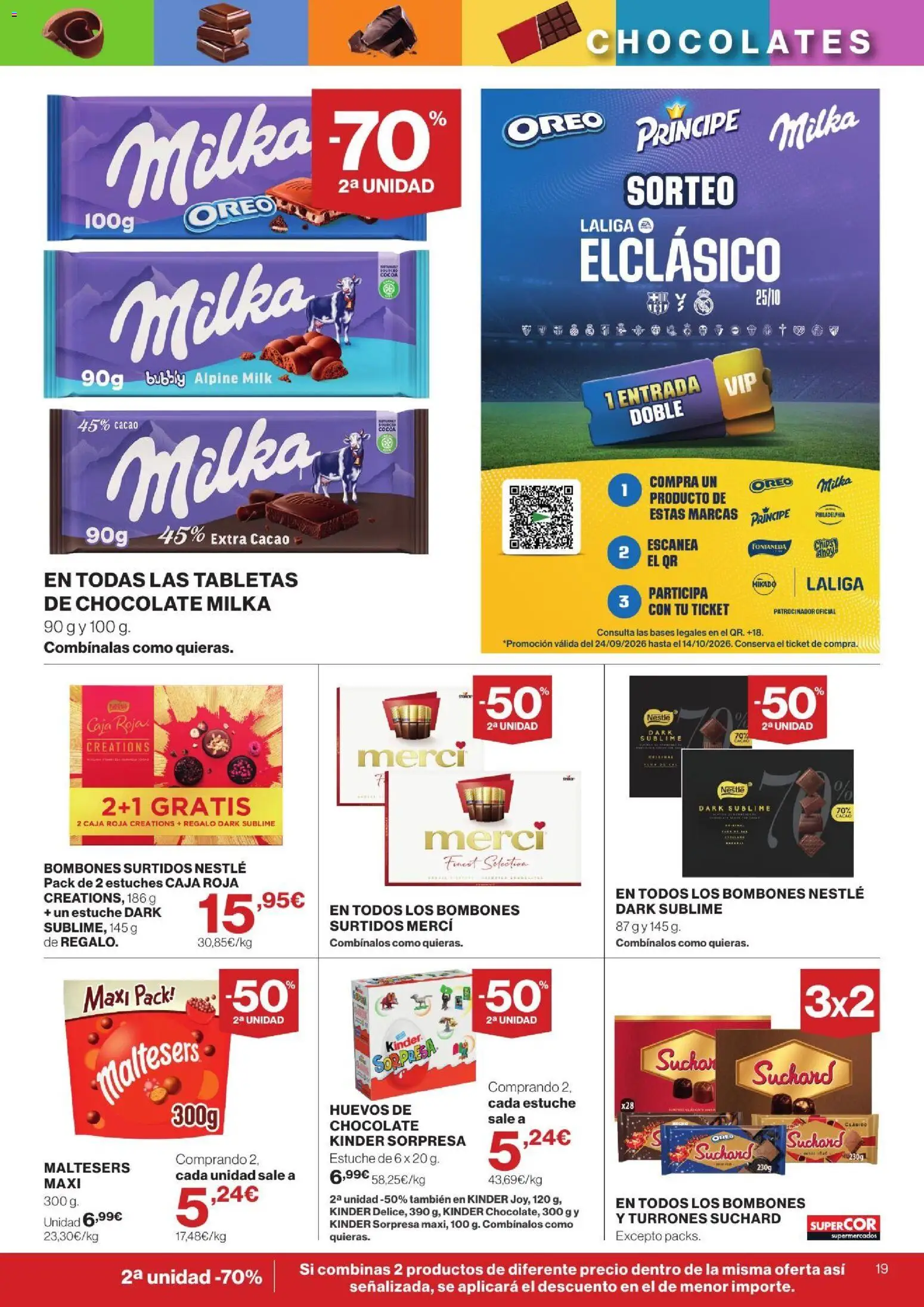Supercor Canarias │ válido desde el 24/09/2026 | Página: 19 | Productos: Oreo, Huevos, Cacao, Caja