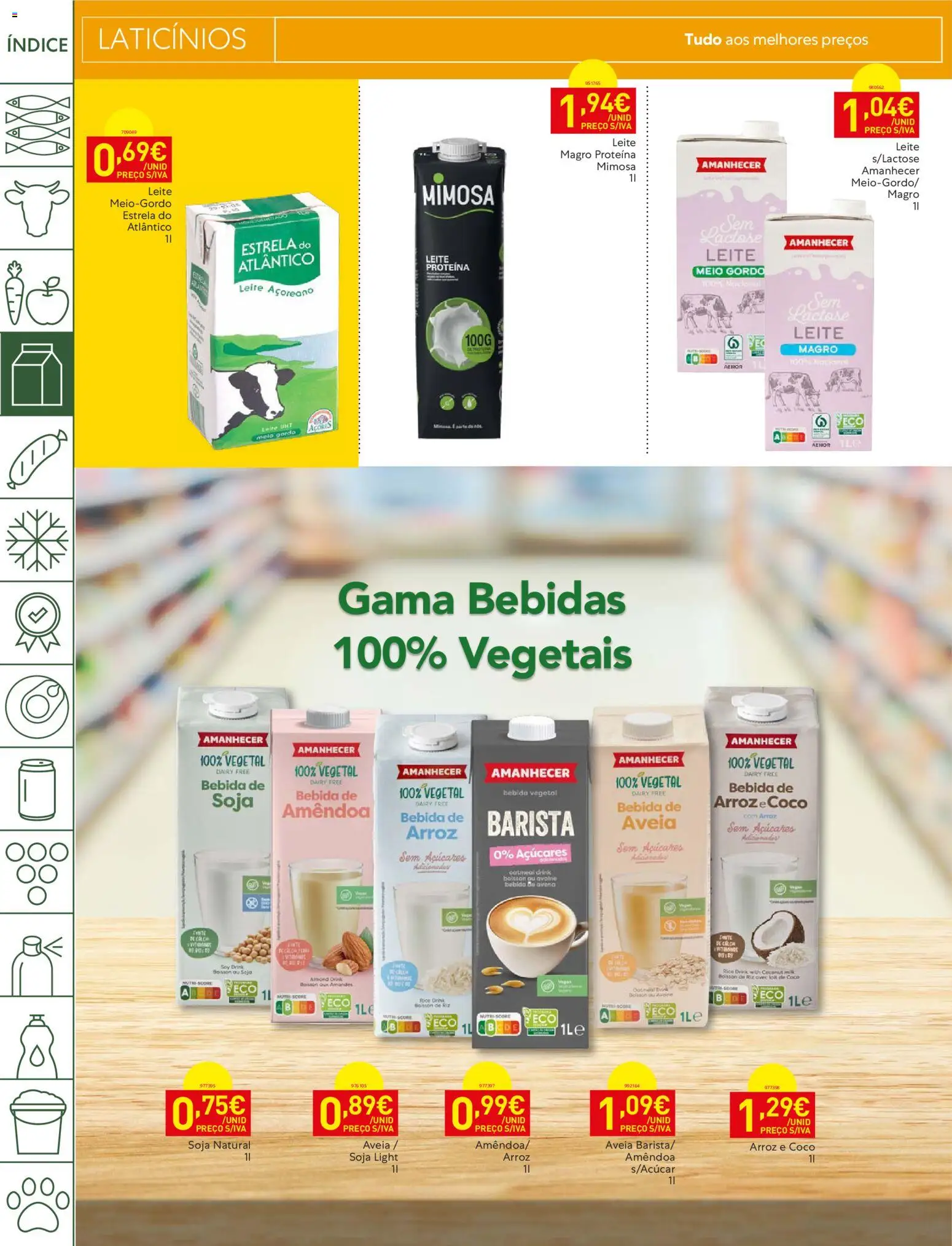 Recheio Folheto Madeira │ válido de 26.05.2026 | Página: 6 | Produtos: Soja, Aveia, Leite, Arroz