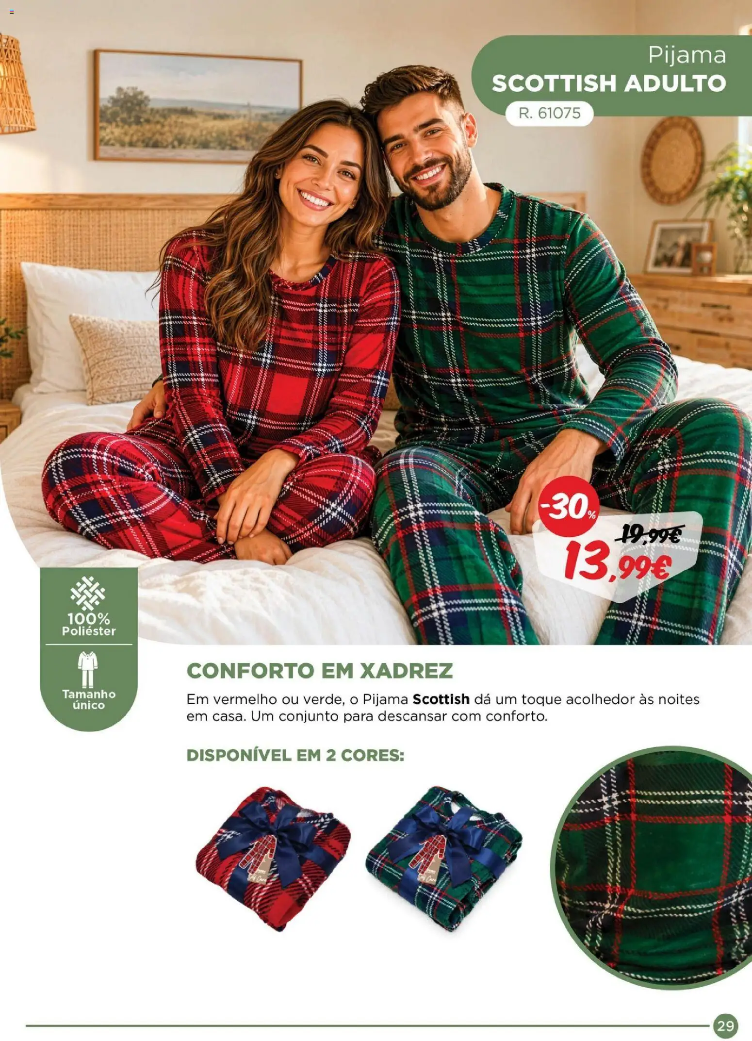 Espaço Casa Catálogo de Mantas 2026 │ válido de 28/10/2026 | Página: 29 | Produtos: Pijama