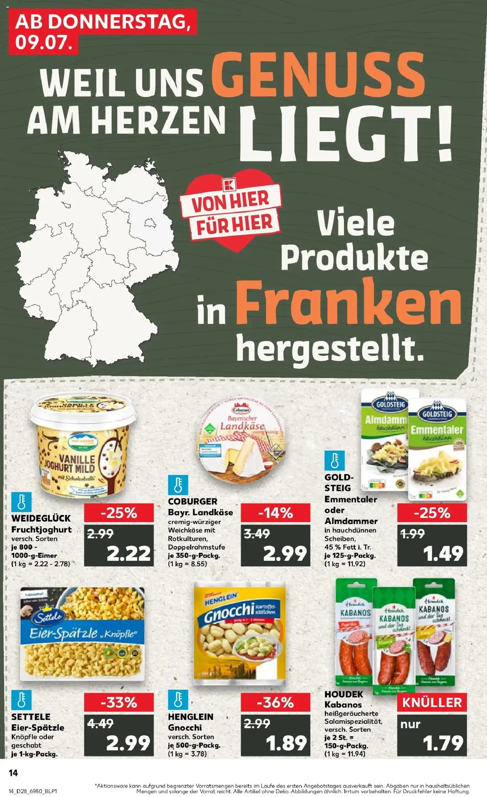 Kaufland Prospekt Würzburg – gültig ab 09.07.2026 | Seite: 14 | Produkte: Fruchtjoghurt