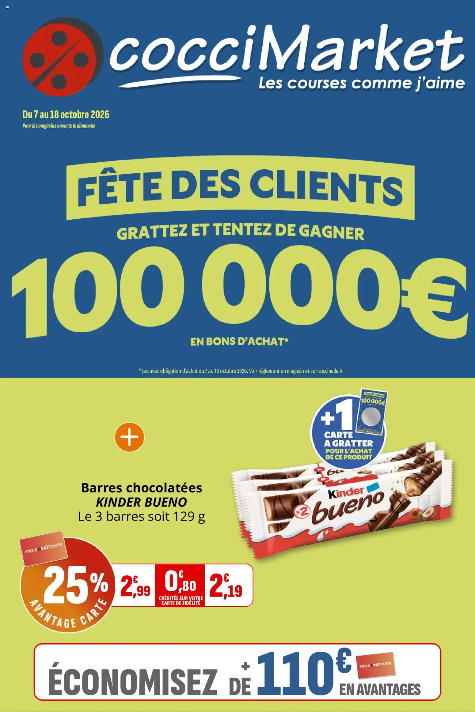 {H1} | Page: 1 | Produits: Kinder Bueno