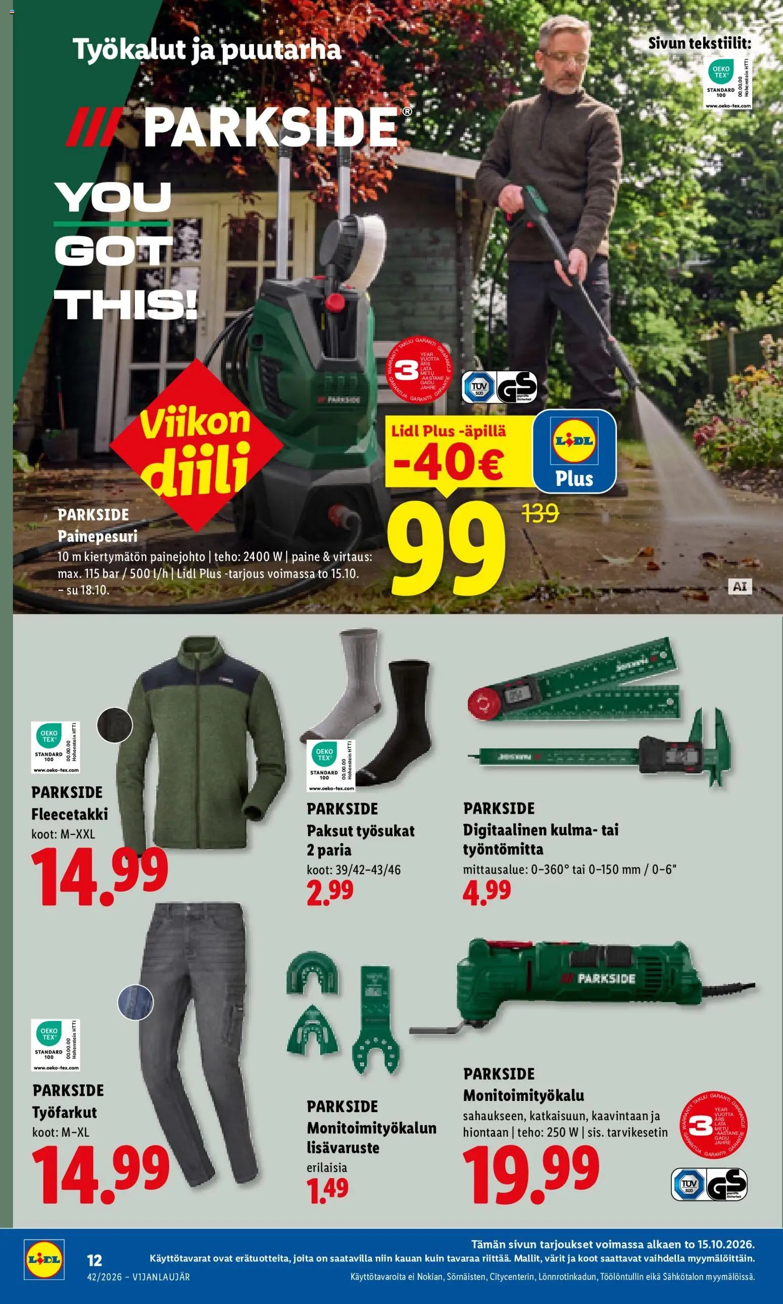 Lidl tarjoukset Vihti – voimassa 15/10/2026 alkaen | Sivu: 18