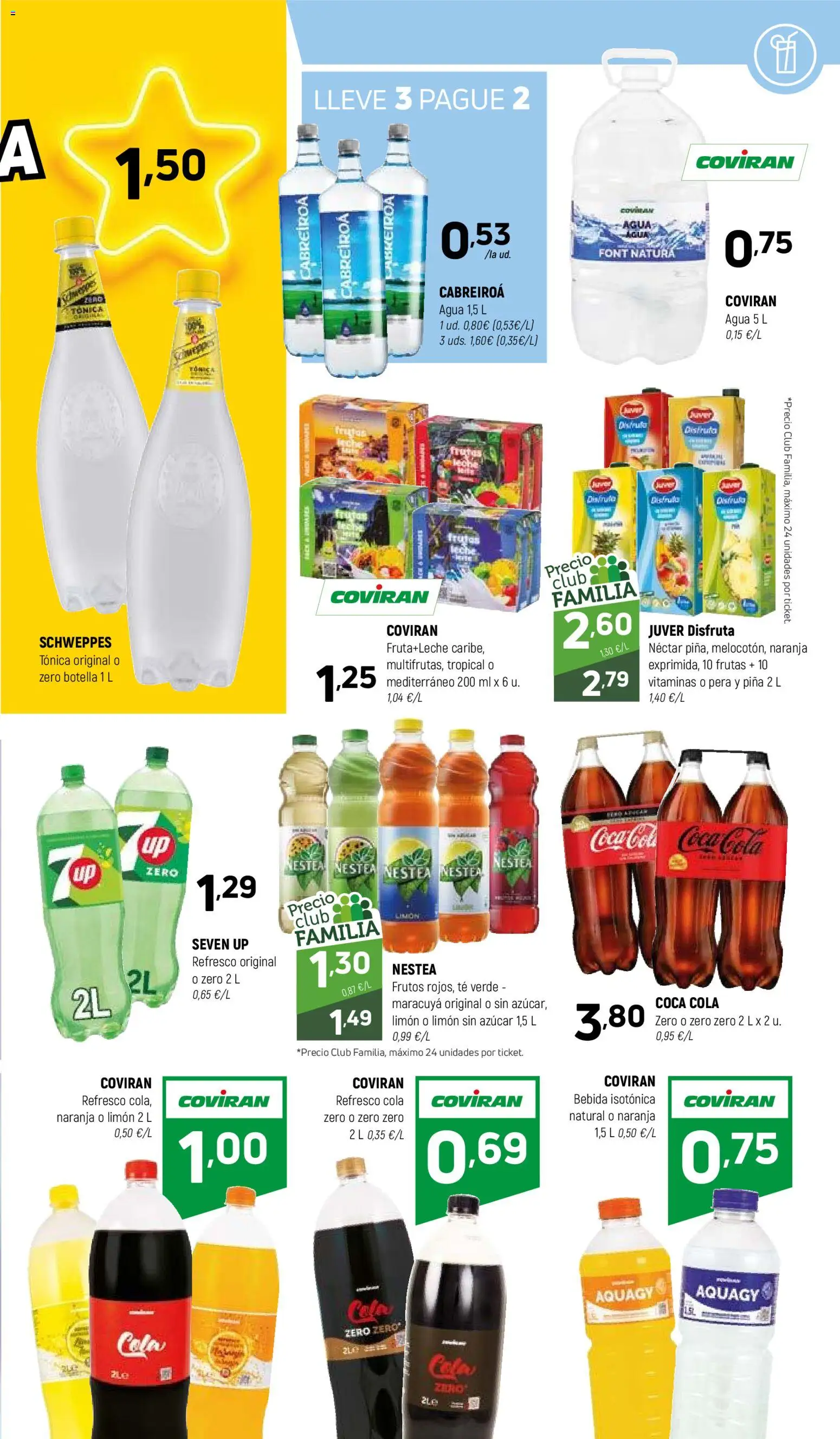 Coviran - Figueres │ válido desde el 19.05.2026 | Página: 11 | Productos: Leche, Piña, Té, Néctar