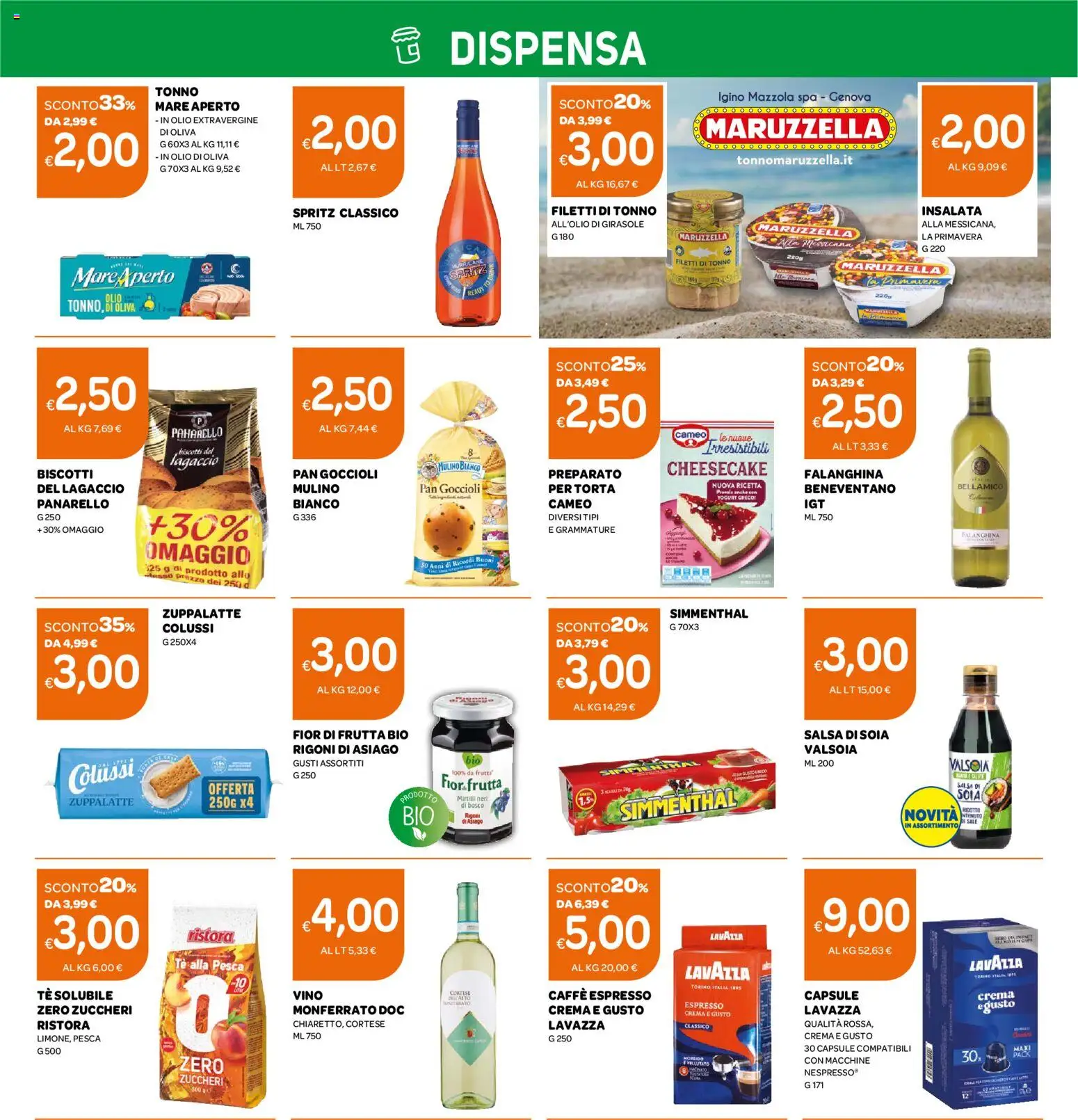 Volantino Ekom del 16.06.2026 | Pagina: 11 | Prodotti: Biscotti, Vino, Mirtilli, Torta