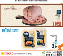 Anteprima del volantino MORTADELLA SAPORI&DINTORNI CONAD, in cotenna con pistacchi, senza pistacchi valido a partire dal 07/10/2026 | Pagina: 24