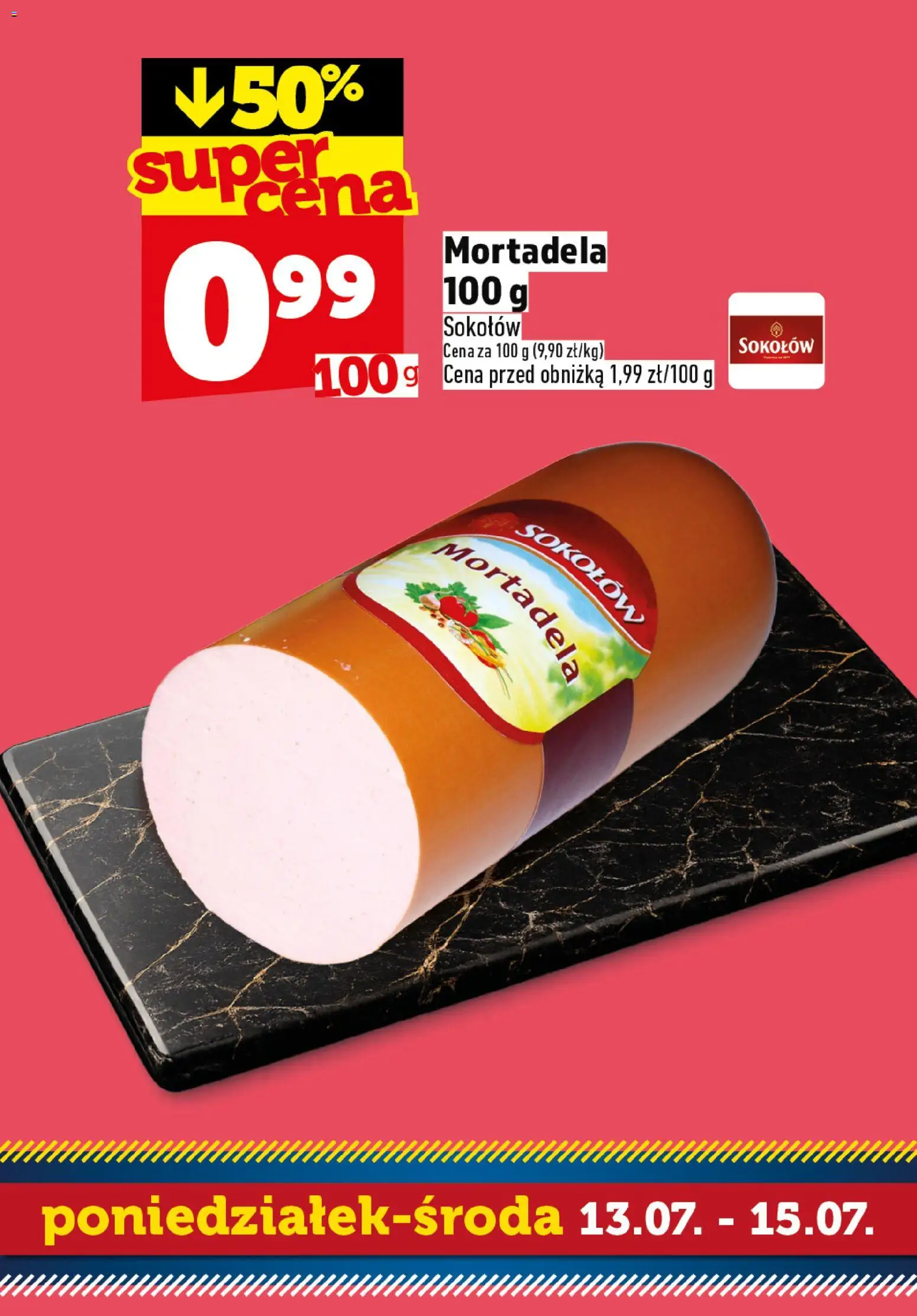Topaz gazetka - Superstart tygodnia od 13.07.2026 | Strona: 5 | Produkty: Mortadela