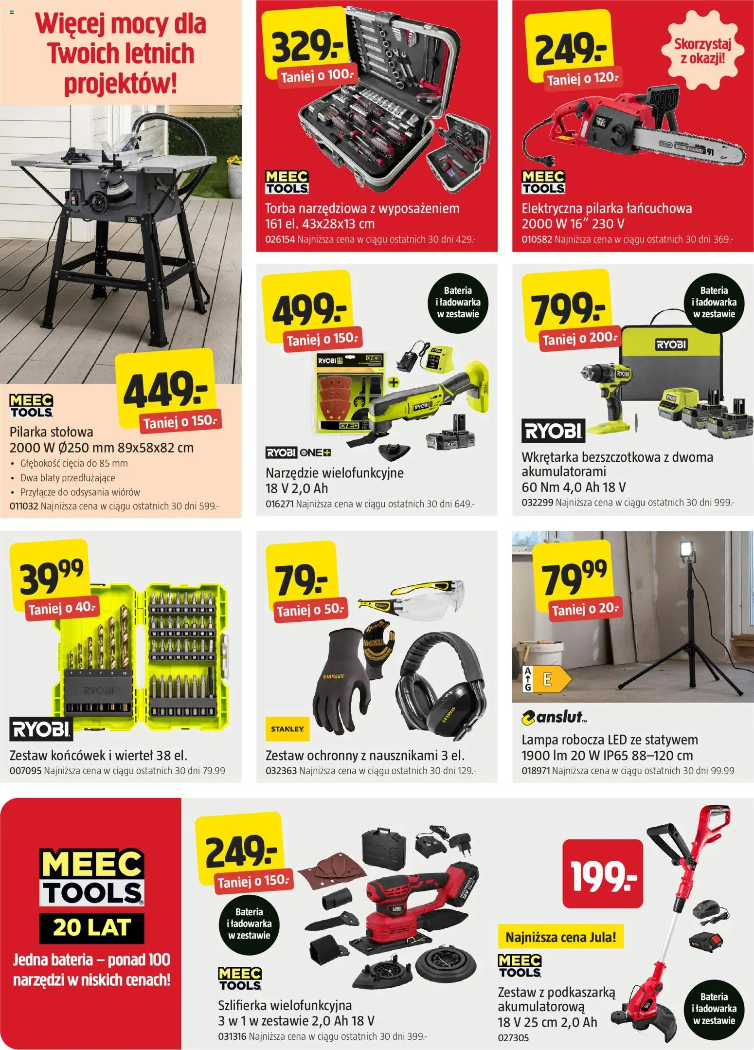 Jula gazetka od 23.07.2026 | Strona: 2 | Produkty: Ładowarka, Torba narzędziowa, Bateria, Lampa