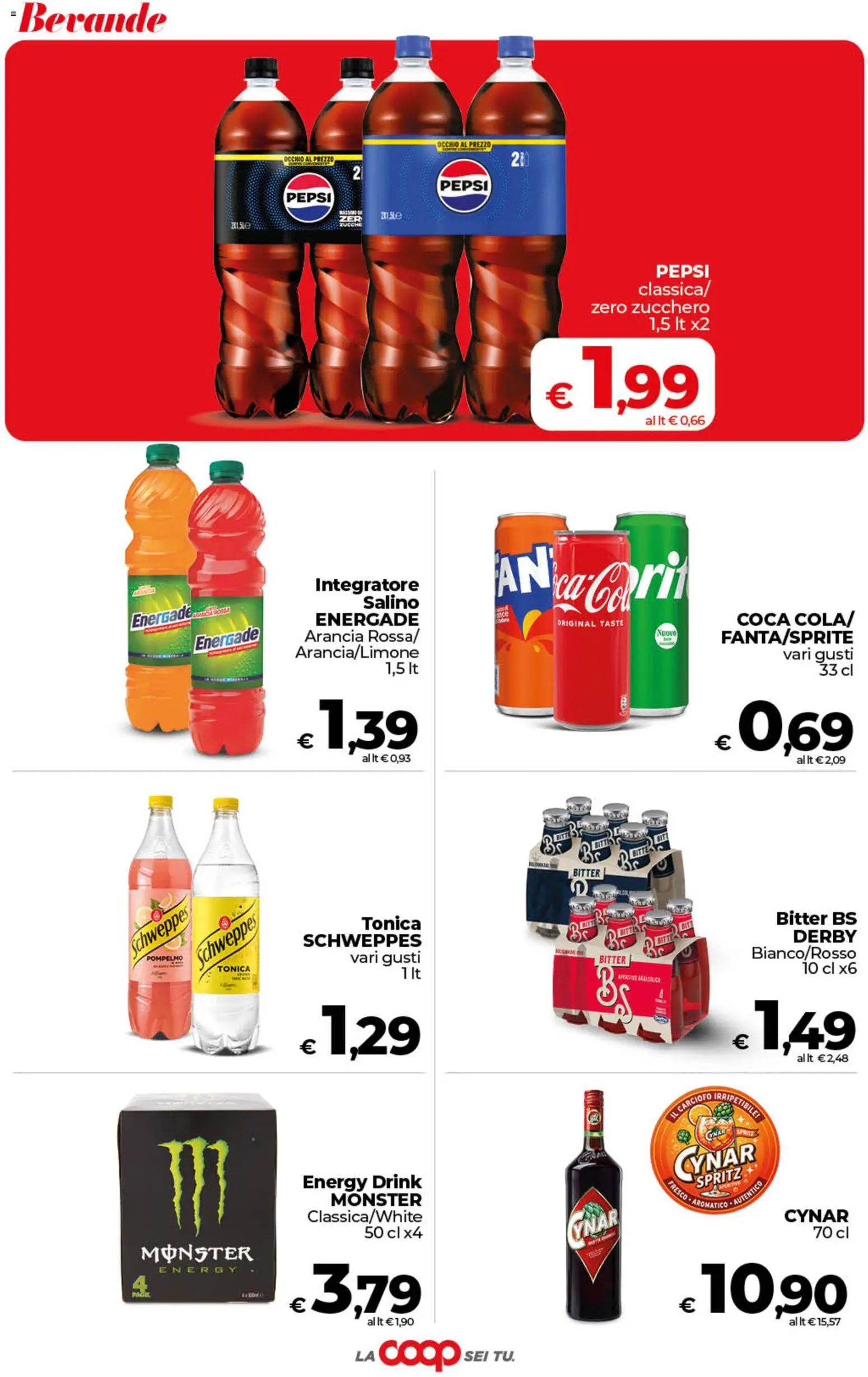 Volantino COOP del 13/10/2026 | Pagina: 34 | Prodotti: Pompelmo, Bevande, Zucchero, Arancia