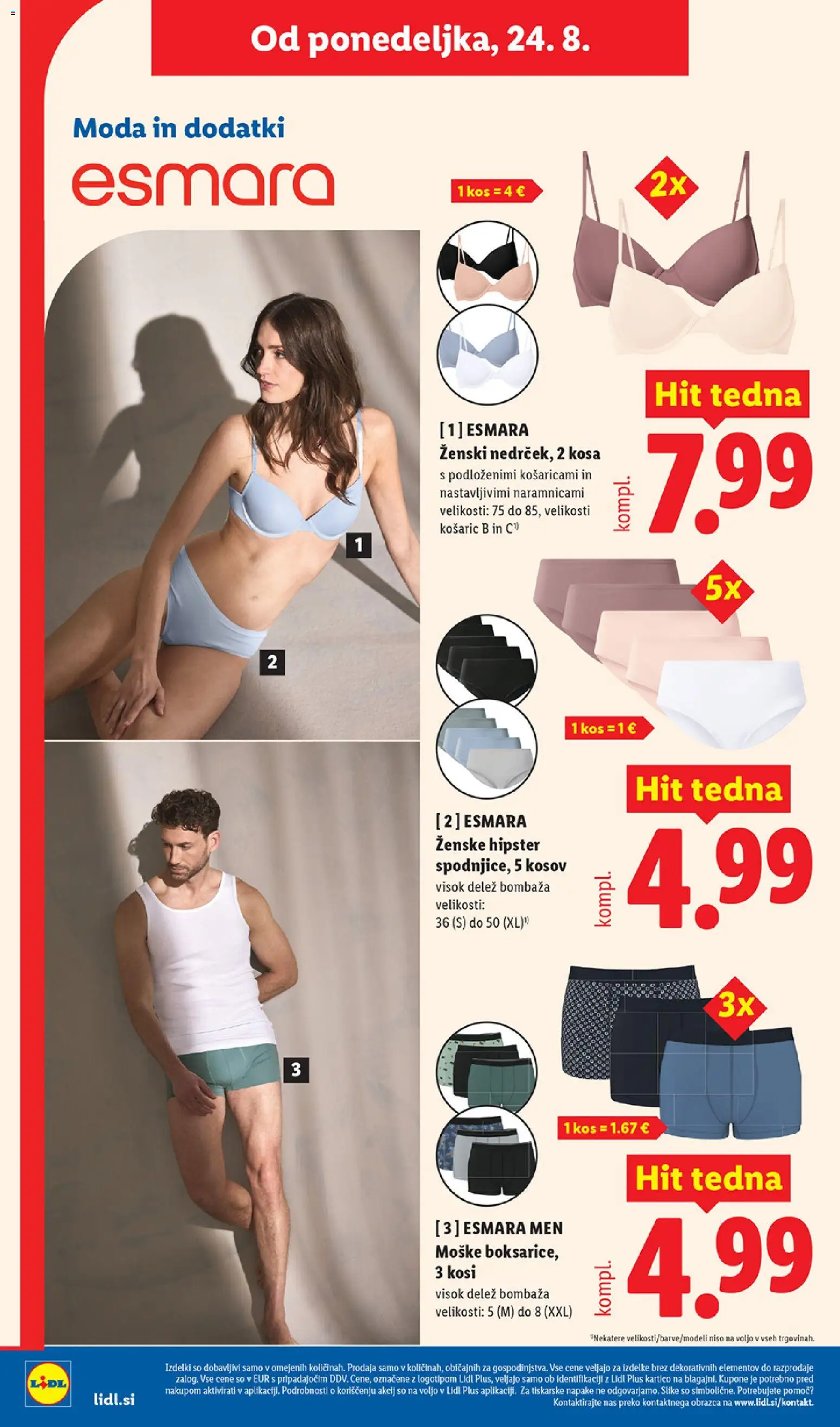 Novi Lidl katalog ponudbe – veljaven od 20.08.2026 | Stran: 50 | Izdelki: Kos