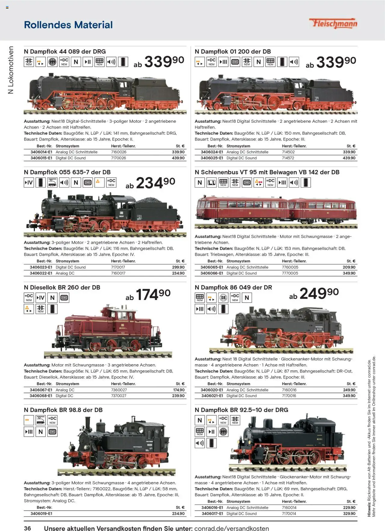 Conrad  Modellbahn Katalog – gültig ab 25.08.2025 | Seite: 38