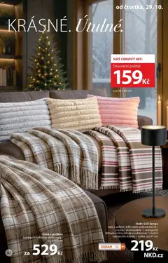 Náhled letáku NKD leták od 29.10.2026 | Strana: 11 | Produkty: LED lampa, Deka, Polštář, LED