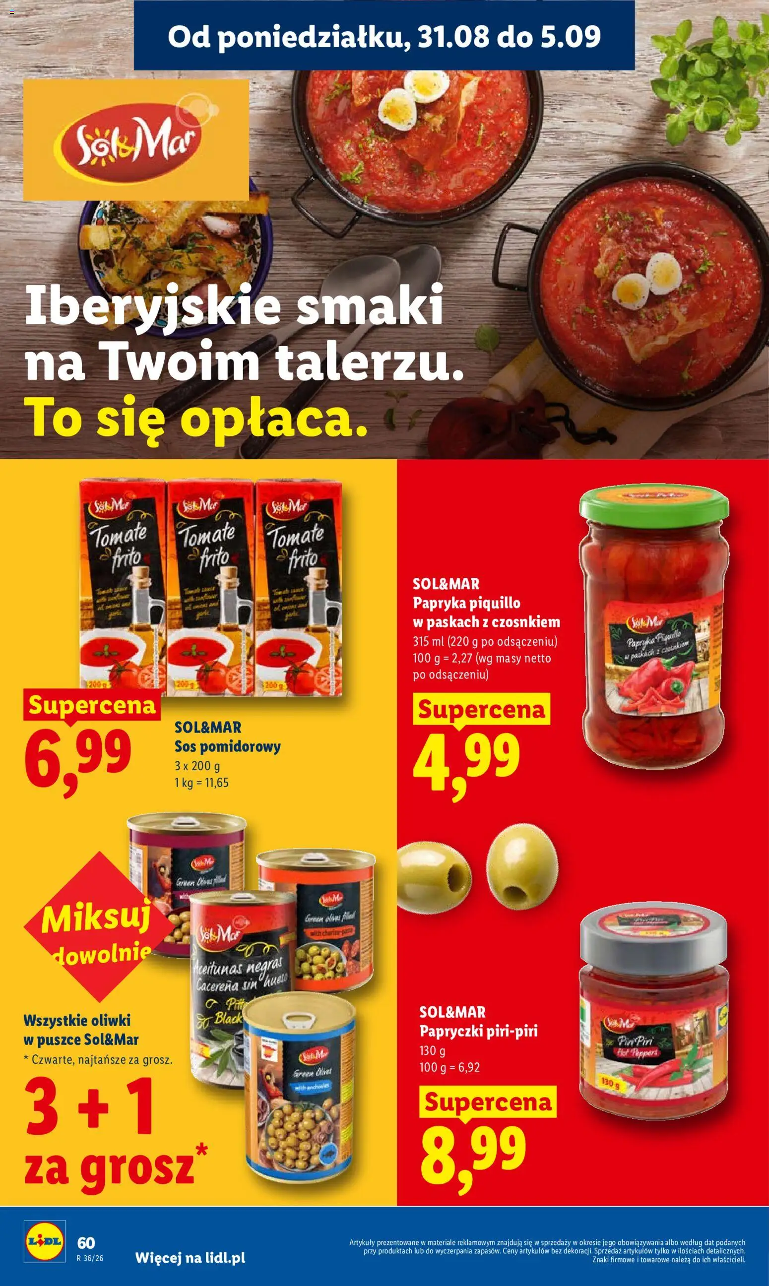Lidl Polsko leták od 31.08.2026 | Strana: 60 | Produkty: Piri piri, Paprika