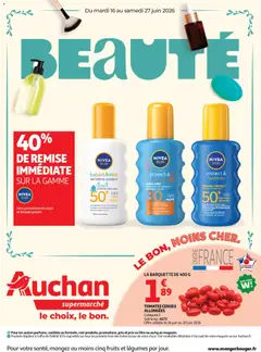 Auchan - Prévisualisation de Auchan Beauté, Halles, super valide à partir de 16.06.2026