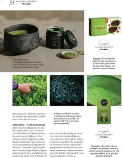 Vista previa El Corte Inglés Gourmet Magazine válido desde el 01/10/2026 | Página: 55 | Productos: Barquillos, Chocolate blanco, Crema, Manteca de cacao
