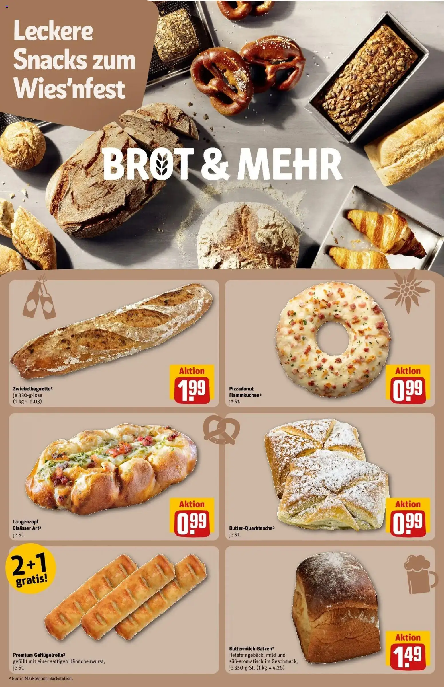 REWE Prospekt ab 21.09.2026 zum Blättern » Angebote | Seite: 18 | Produkte: Brot