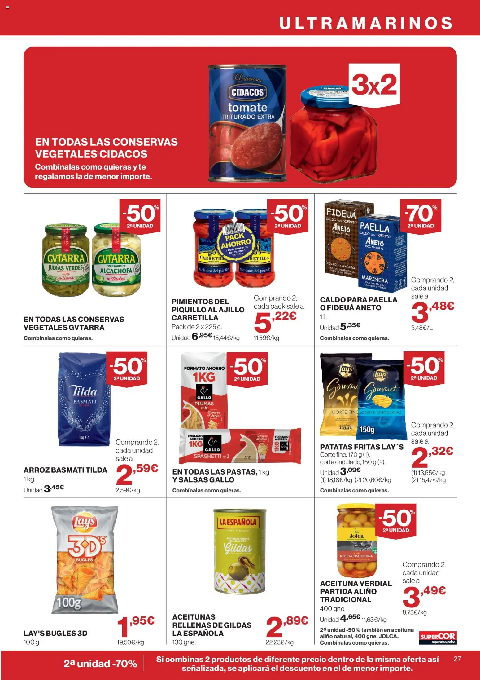 Supercor Canarias │ válido desde el 21.05.2026 | Página: 27 | Productos: Κρεμάστρα, Arroz, Pescado, Té