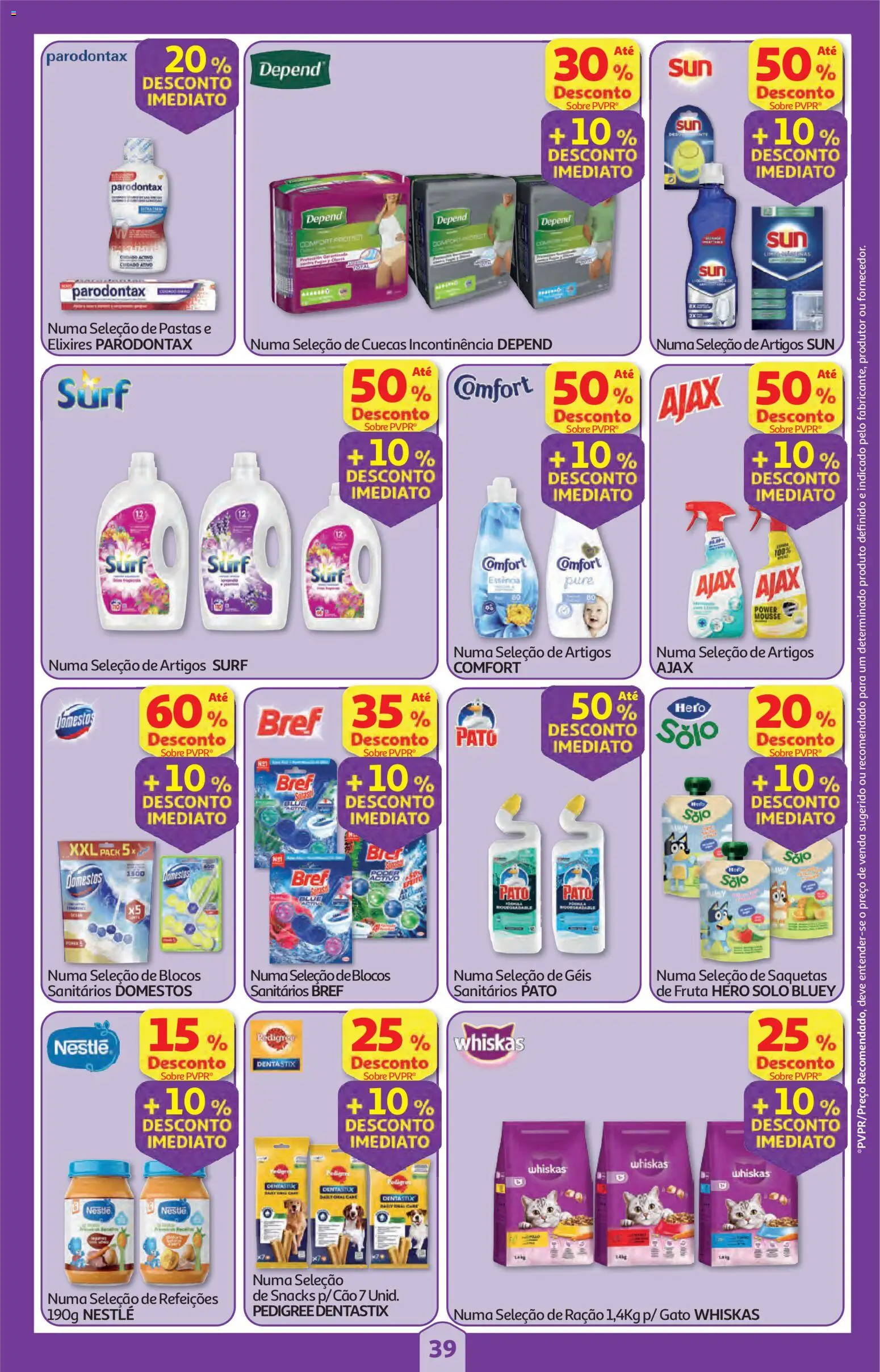 Auchan folheto │ válido de 07.05.2026 | Página: 39 | Produtos: Nestlé, Cuecas