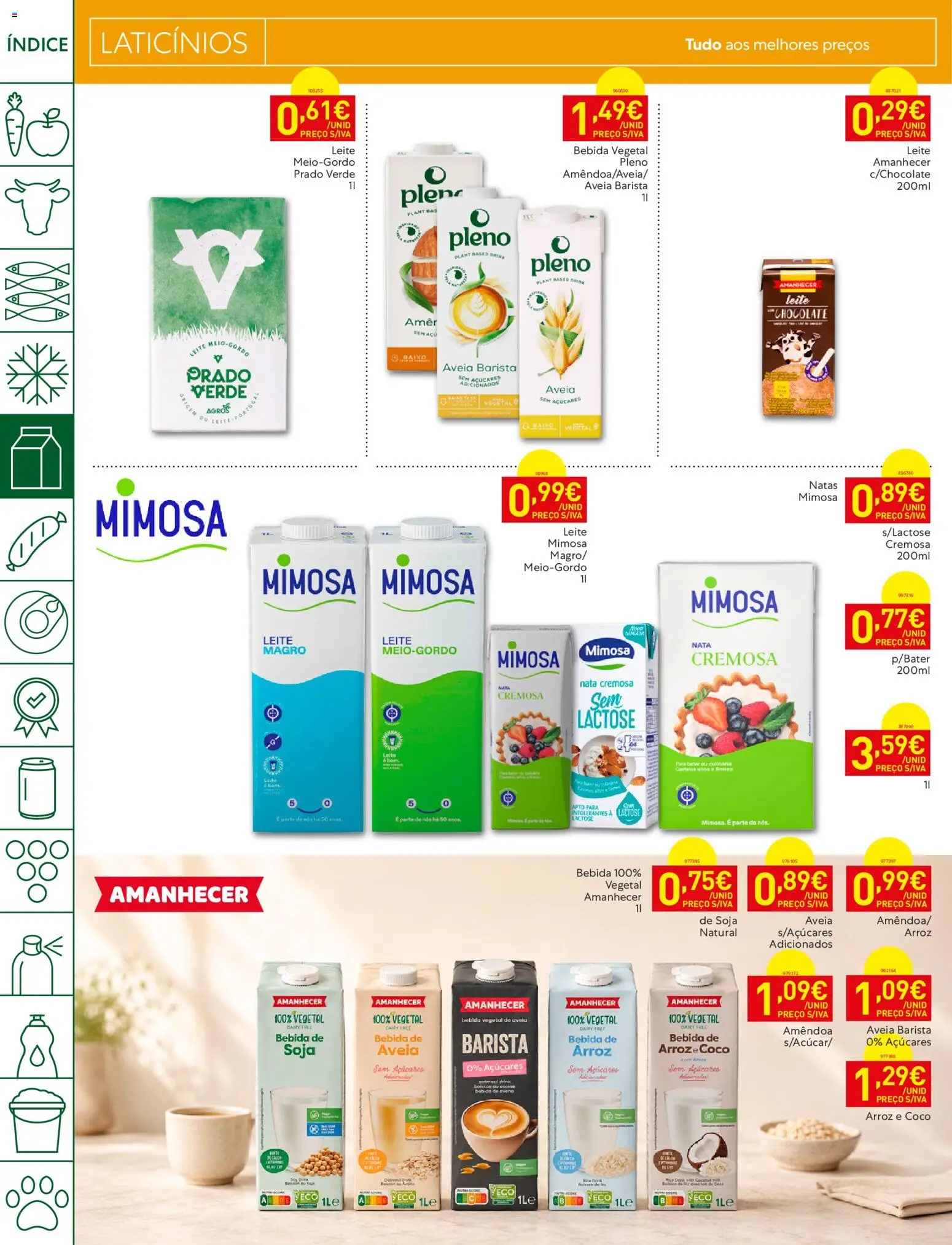 Recheio folheto Madeira │ válido de 01/09/2026 | Página: 8 | Produtos: Laticínios, Leite, Chocolate, Arroz