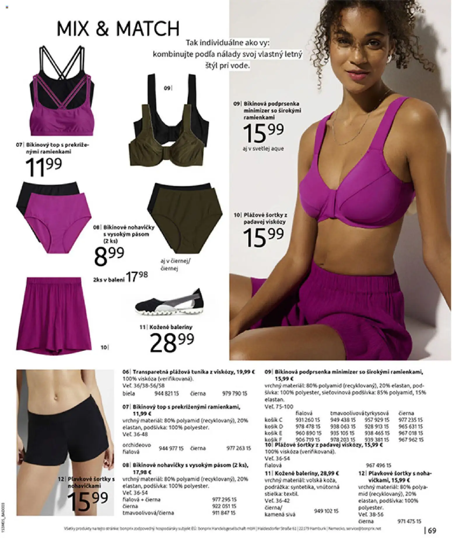 Nové Bonprix akcie – leták je platný od 05.05.2026 | Strana: 71 | Produkty: Nohavičky, Podprsenka