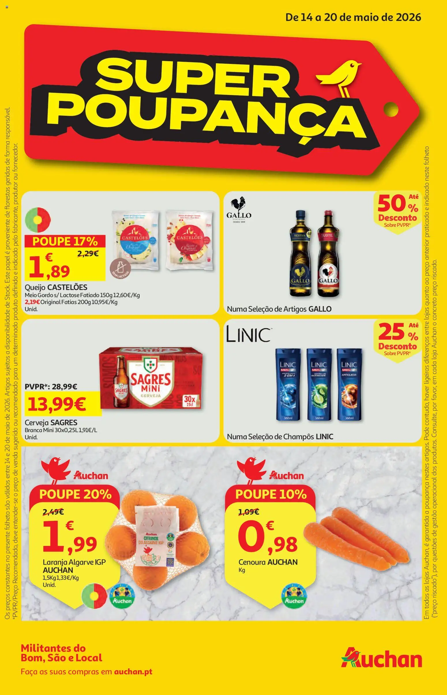 Auchan folheto │ válido de 14.05.2026 | Página: 1
