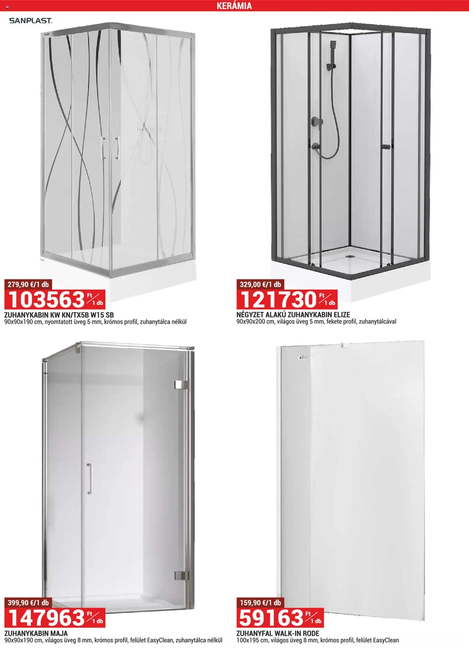 Merkury Market akciós ujság - amely érvényes a következő dátumtól: 01.06.2026 | Oldal: 41 | Termékek: Zuhanykabin