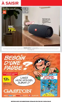 Carrefour - Prévisualisation de Enceinte sans fil, Enceinte sans fil JBL Charge Essential 2. Étancheité norme IPX7 : Protection contre l'immersion provisoire dans l'eau jusqu'à 1 m. Garantie légale 2 ans. valide à partir de 20/10/2026 | Page: 79