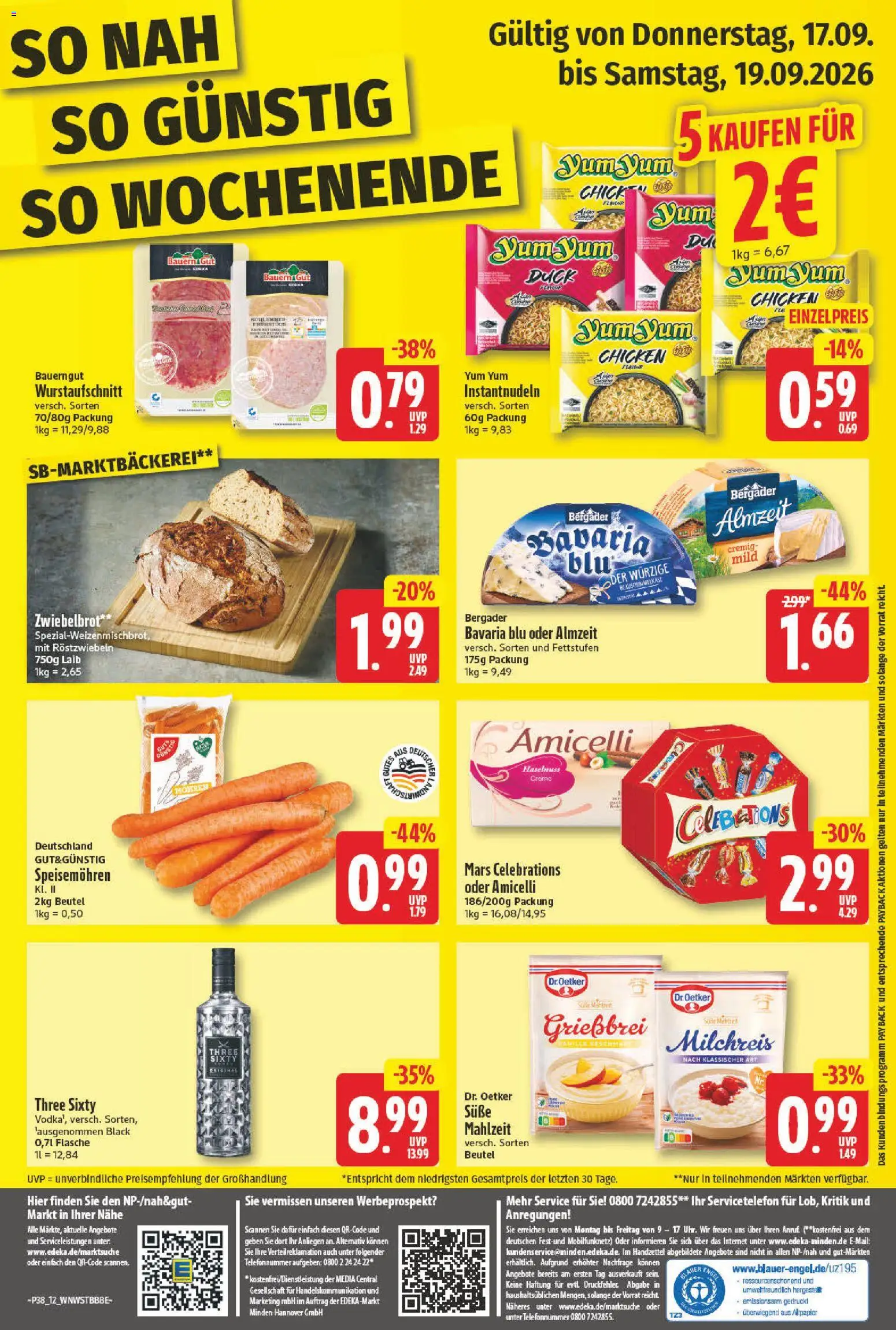 NP Discount Prospekt – gültig ab 14.09.2026 | Seite: 12 | Produkte: Celebrations, Mars, Mohren, Bauerngut
