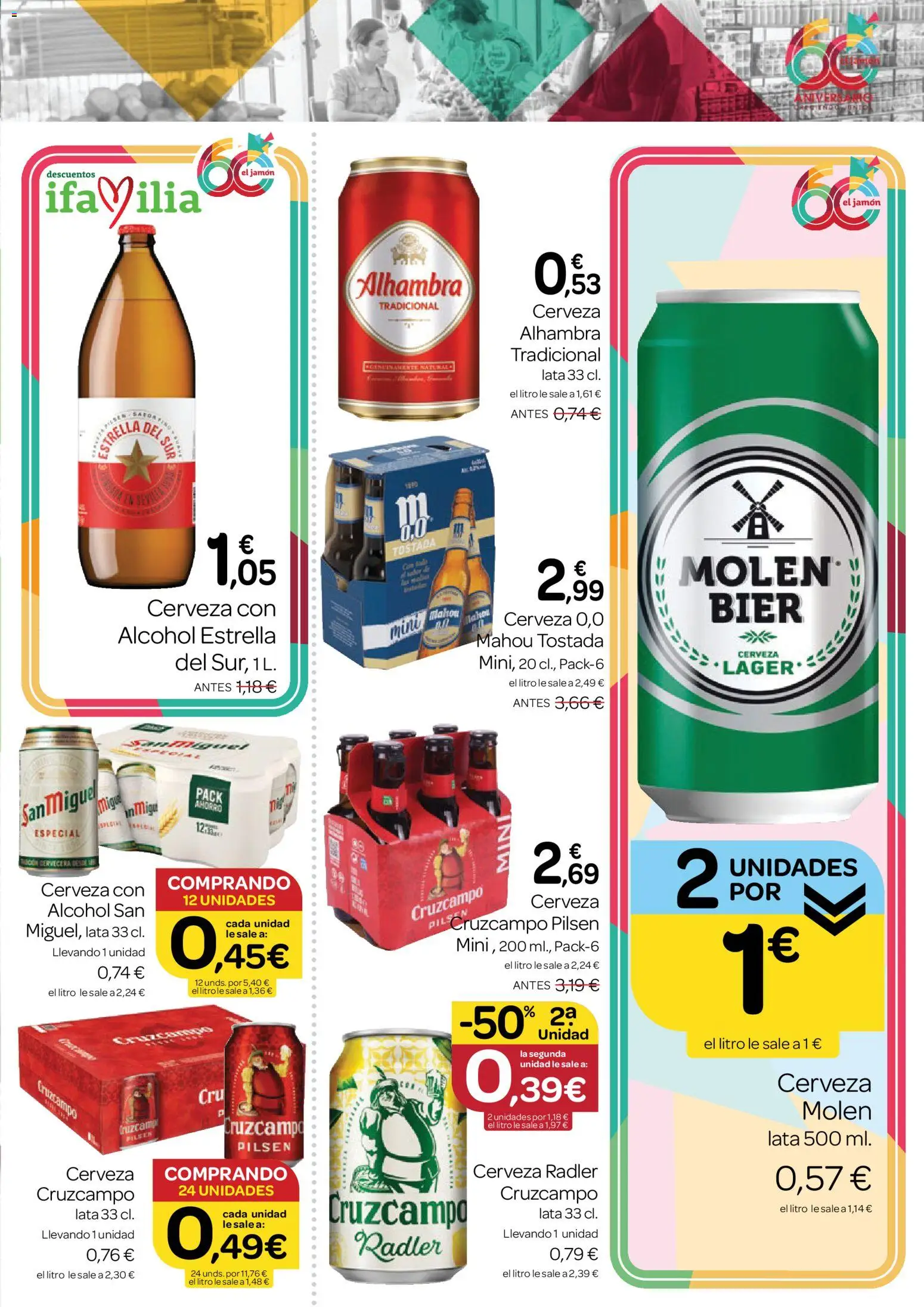 Supermercados El Jamón folleto │ válido desde el 27/08/2026 | Página: 5 | Productos: Radler, Jamón, Cerveza, Alcohol