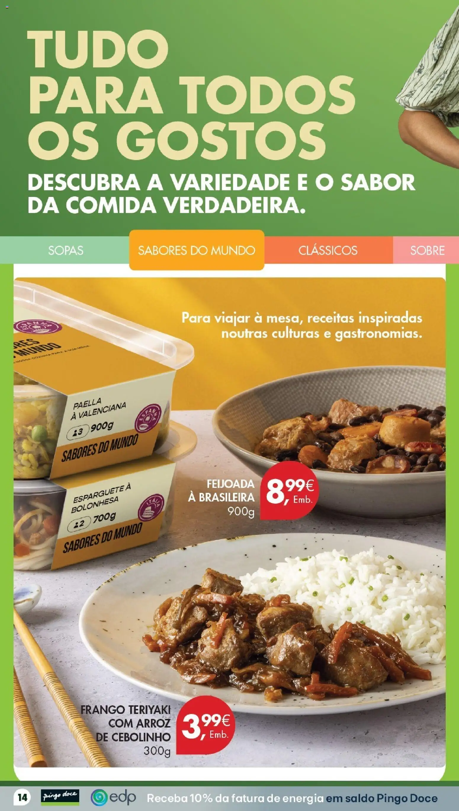 Pingo Doce folheto Poupe Esta Semana Açores │ válido de 30/10/2026 | Página: 14 | Produtos: Esparguete, Sopas, Frango, Arroz