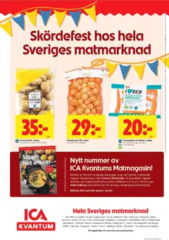 ICA Kvantum erbjudanden - Förhandsvisning av reklamblad från butik ICA Kvantum aktuell från 07/09/2026 | Sida: 8 | Produkter: Rödbeta, Livsmedel, Bröd, Potatis