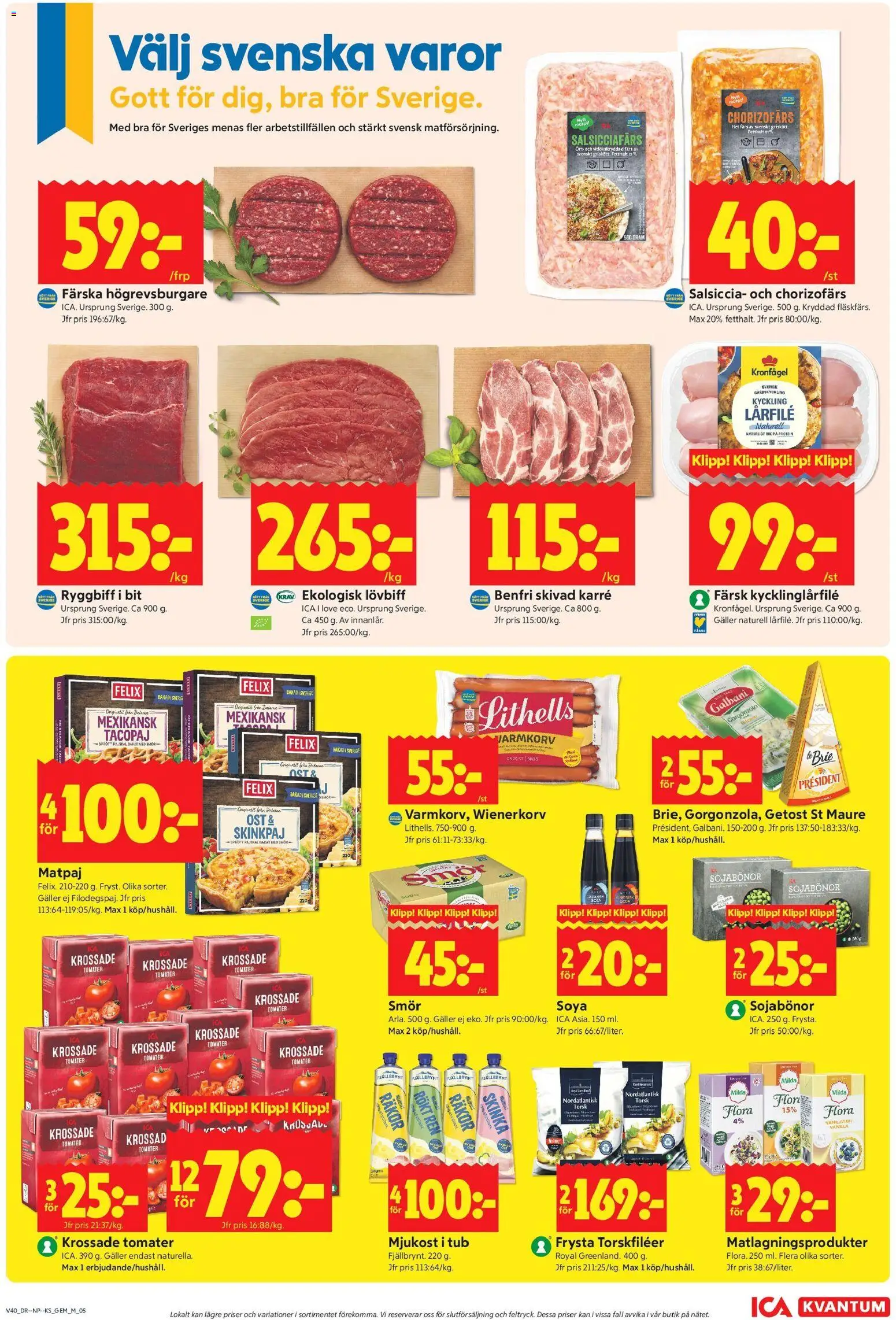 ICA Kvantum reklamblad aktuell från 28/09/2026 | Sida: 5