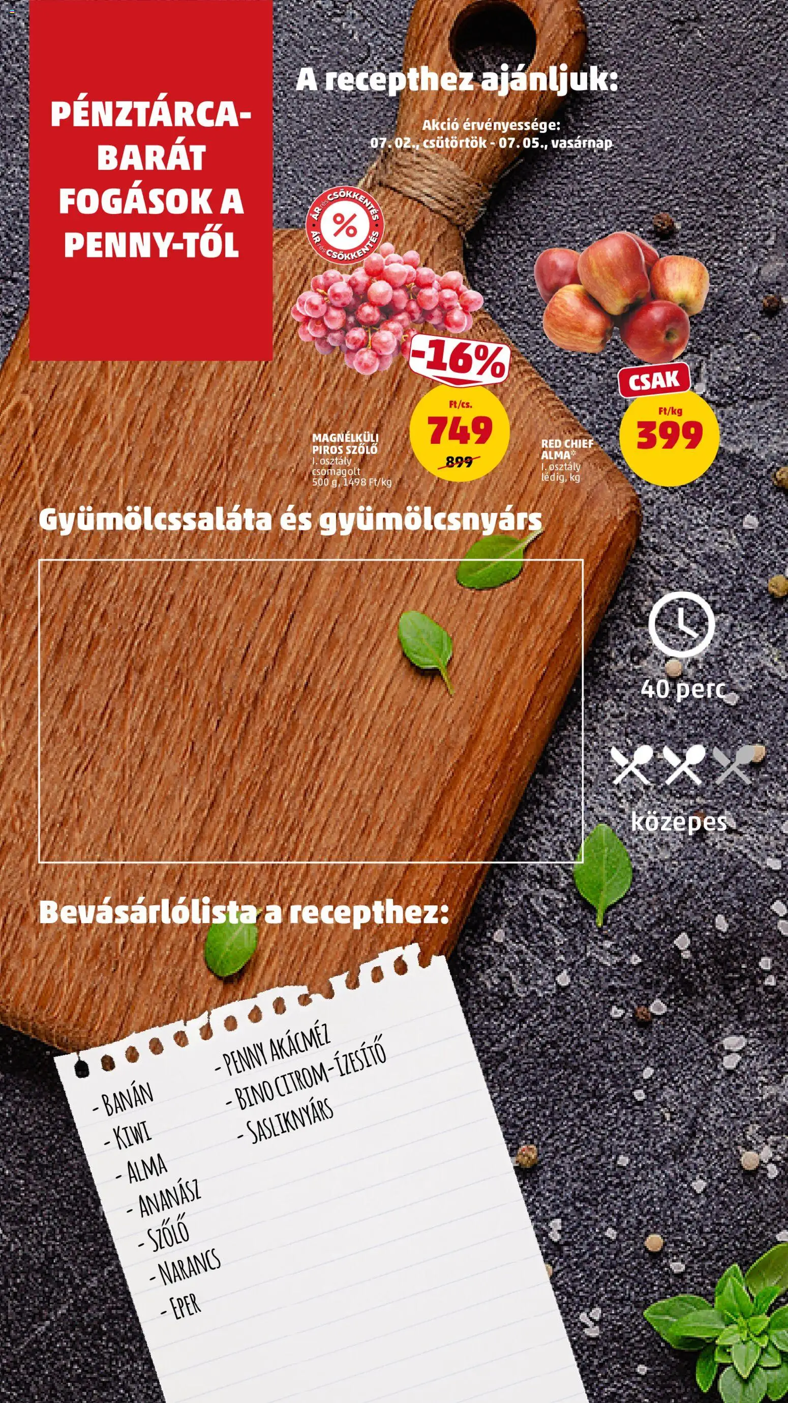 PENNY akciós ujság - amely érvényes a következő dátumtól: 2026.07.02. | Oldal: 16