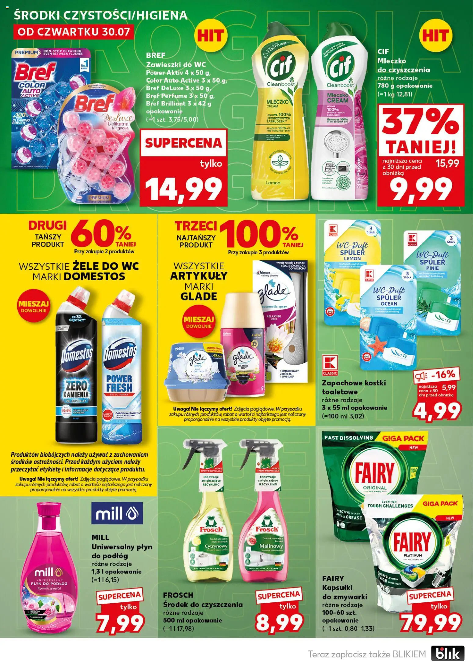 Kaufland Polsko leták - Mocny start od 03.08.2026 | Strana: 18 | Produkty: Deluxe, Domestos, Wc