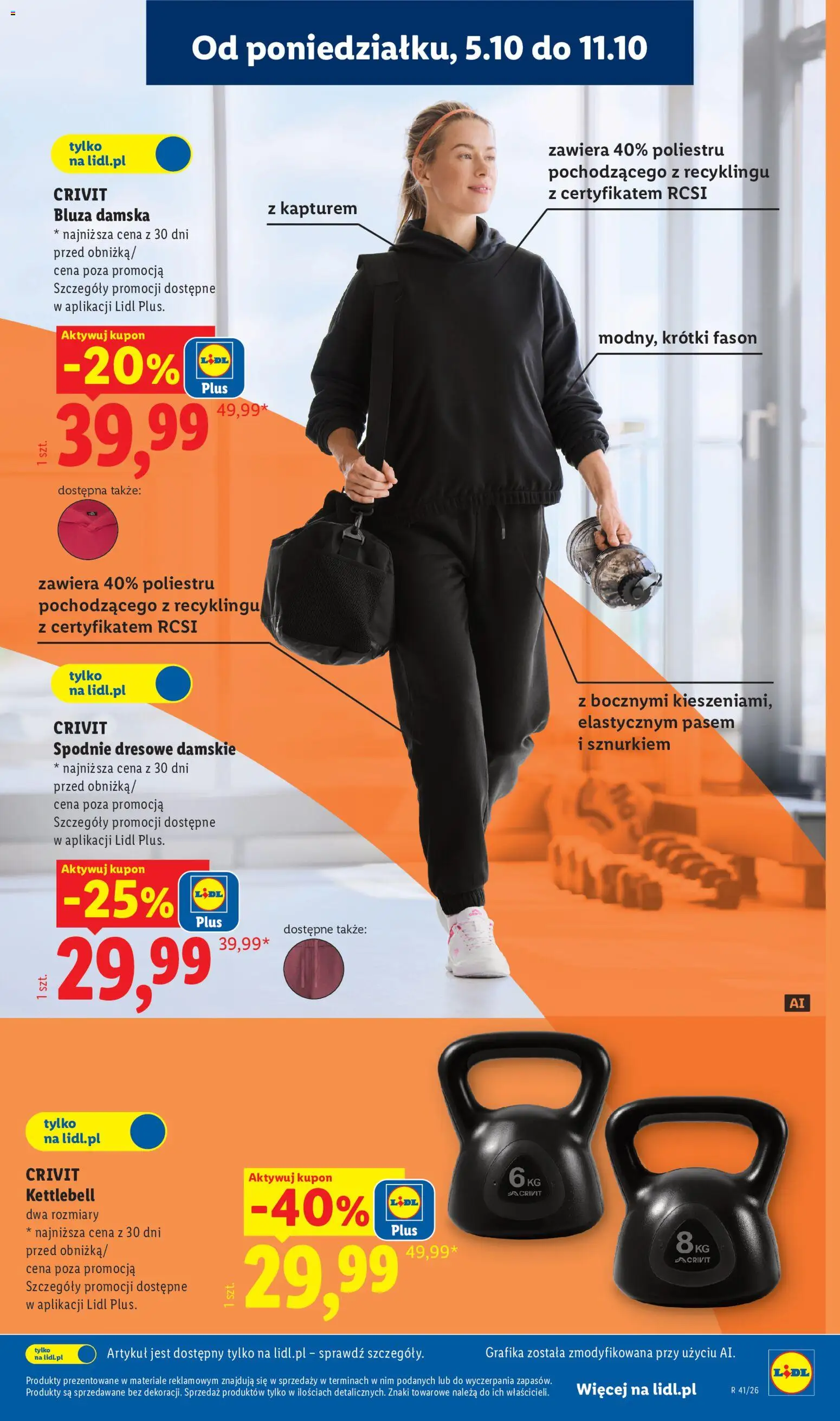Lidl Polsko katalog od 05.10.2026 | Strana: 29 | Produkty: Kettlebell