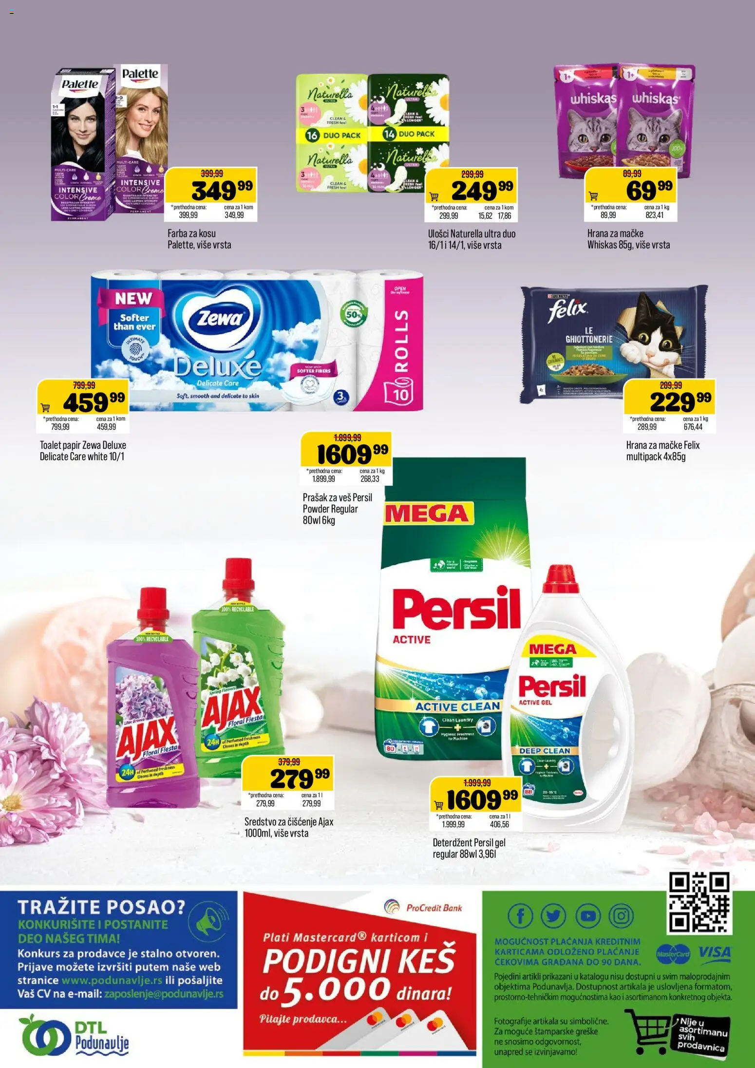 Podunavlje katalog - važi od 09.09.2026 | Strana: 12 | Proizvode: Ulošci, Whiskas, Ajax, Persil