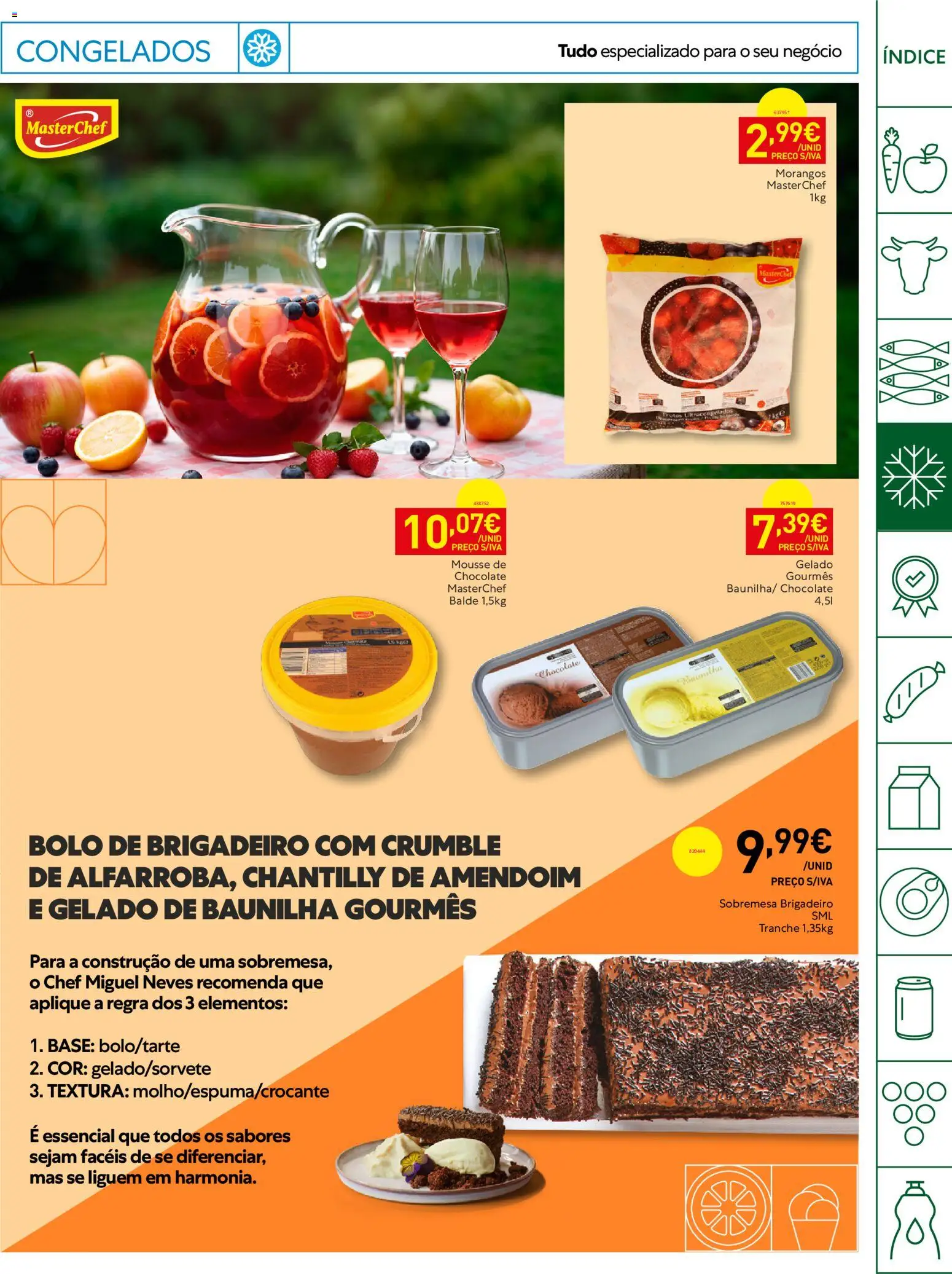 Recheio Horeca Madeira │ válido de 07/07/2026 | Página: 15 | Produtos: Balde, Chantilly, Base, Morangos