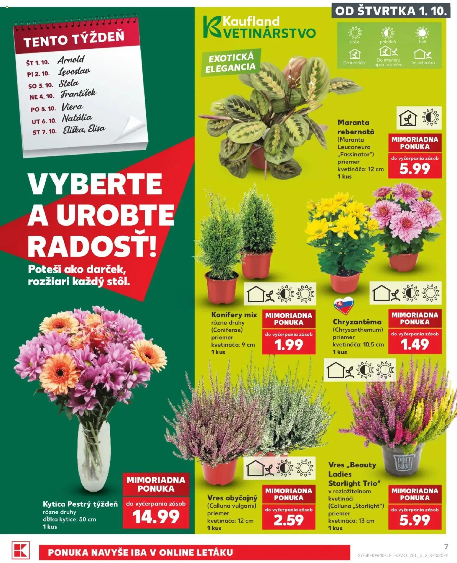 Nové Kaufland akcie – leták je platný od 01.10.2026 | Strana: 7