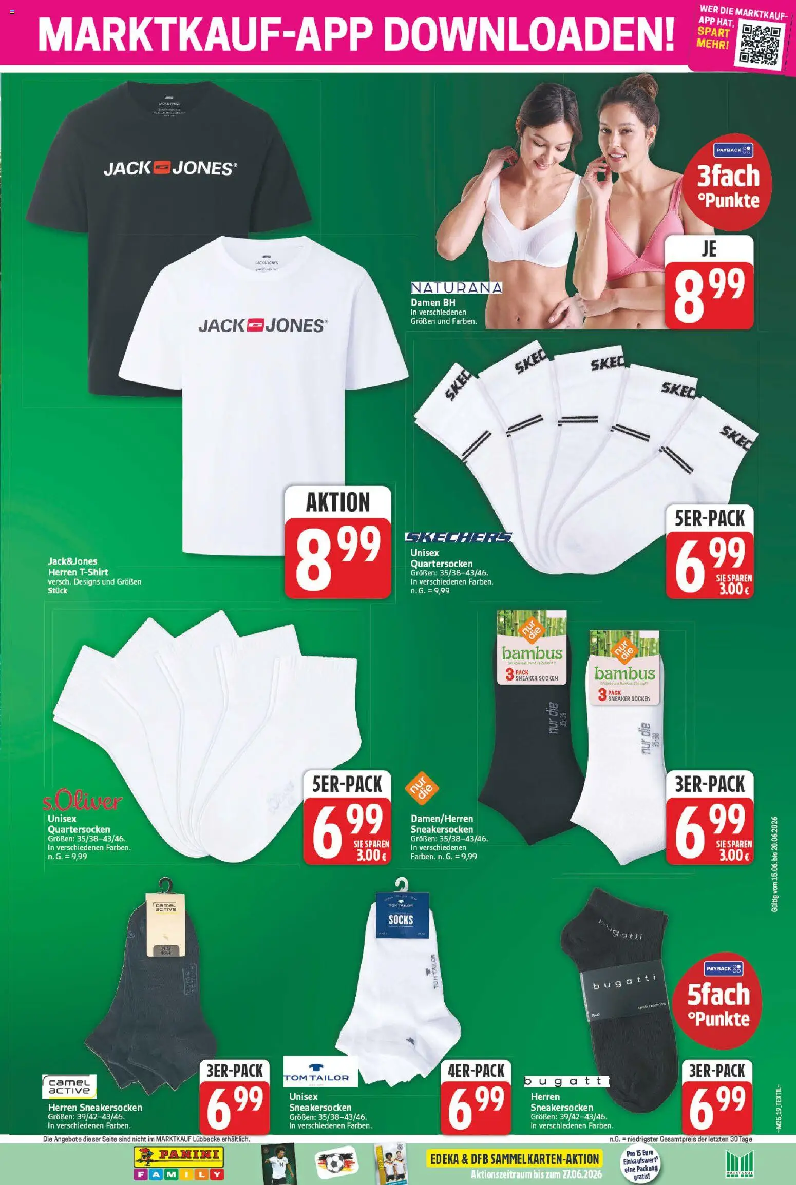 Marktkauf Prospekt – gültig ab 15.06.2026 | Seite: 19 | Produkte: BH, Socken