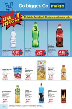 Pogląd oferty "Makro gazetka" - ważna od 28.04.2026 | Strona: 14 | Produkty: Top, Woda, Owoce