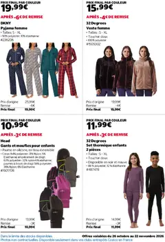 Costco - Prévisualisation de Costco catalogue valide à partir de 26/10/2026 | Page: 5 | Produits: Pyjama femme, Veste femme, Veste, Gants